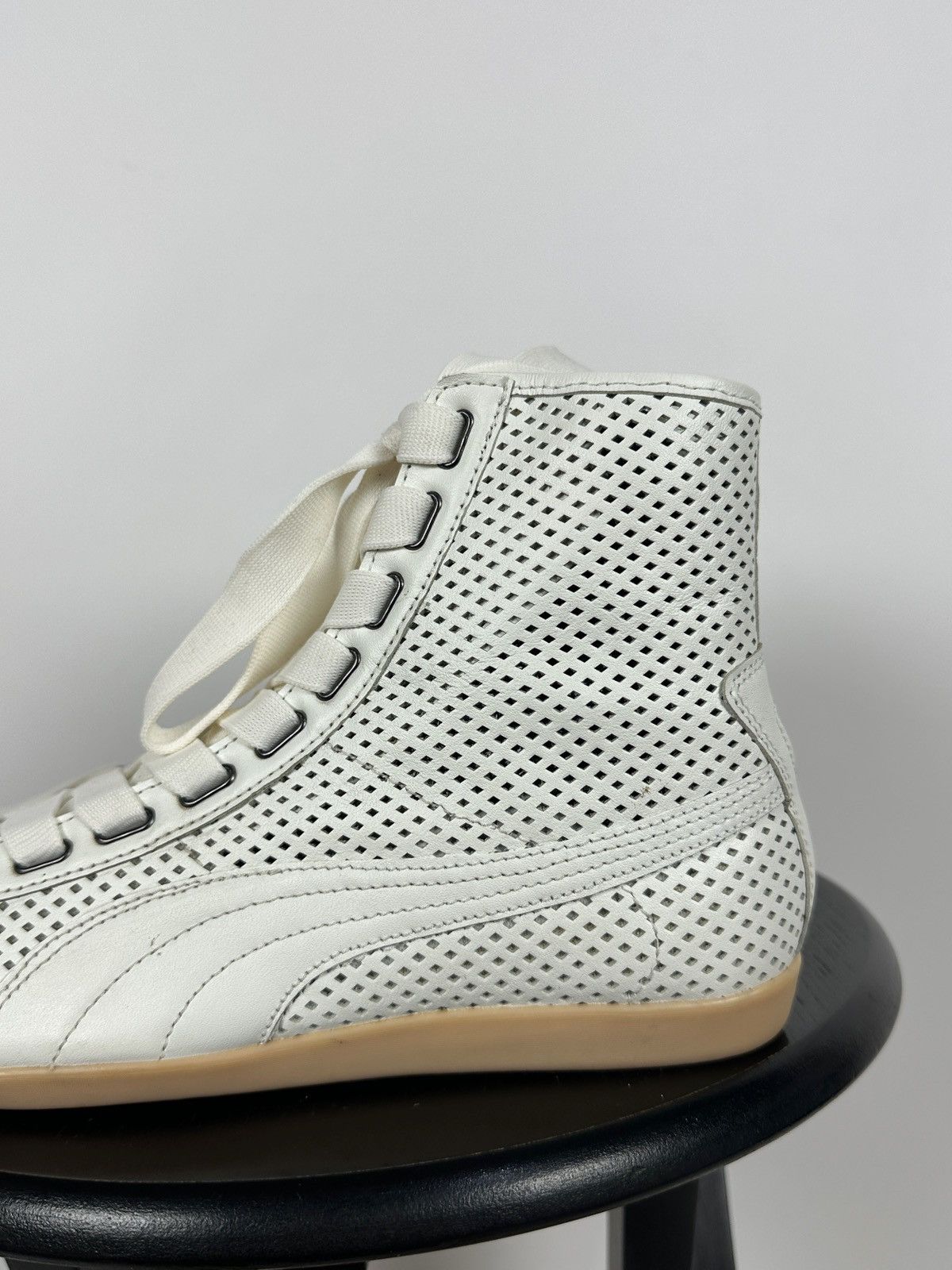 Puma Vintage Puma Y2K Speedcat Hi Top Leather Sneakers Size US 10 / IT 40 - 13 Thumbnail