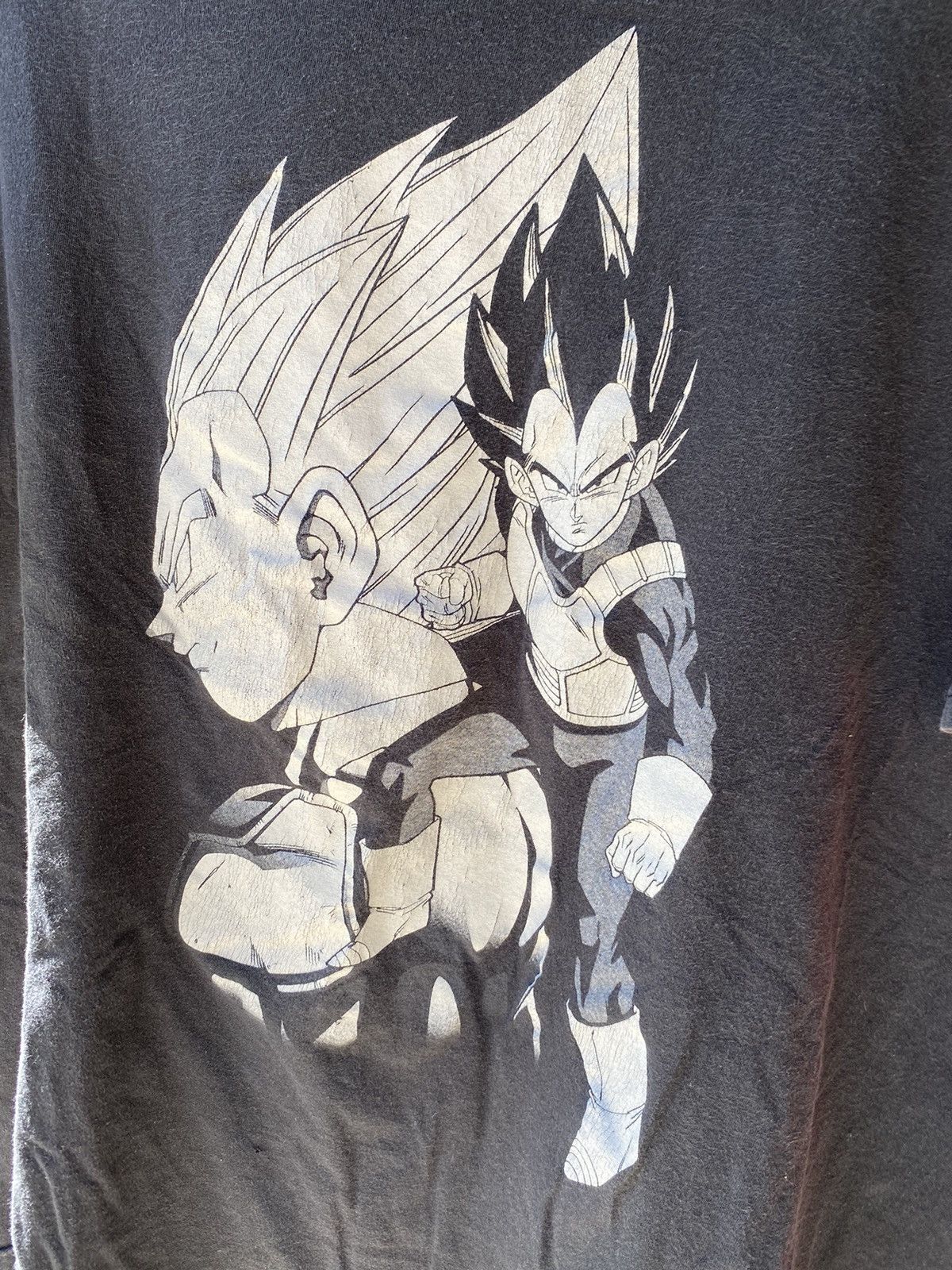 Other Dragon Ball Z Black and White Vegeta Graphic Print Tee 2XL Size US XXL / EU 58 / 5 - 4 Thumbnail