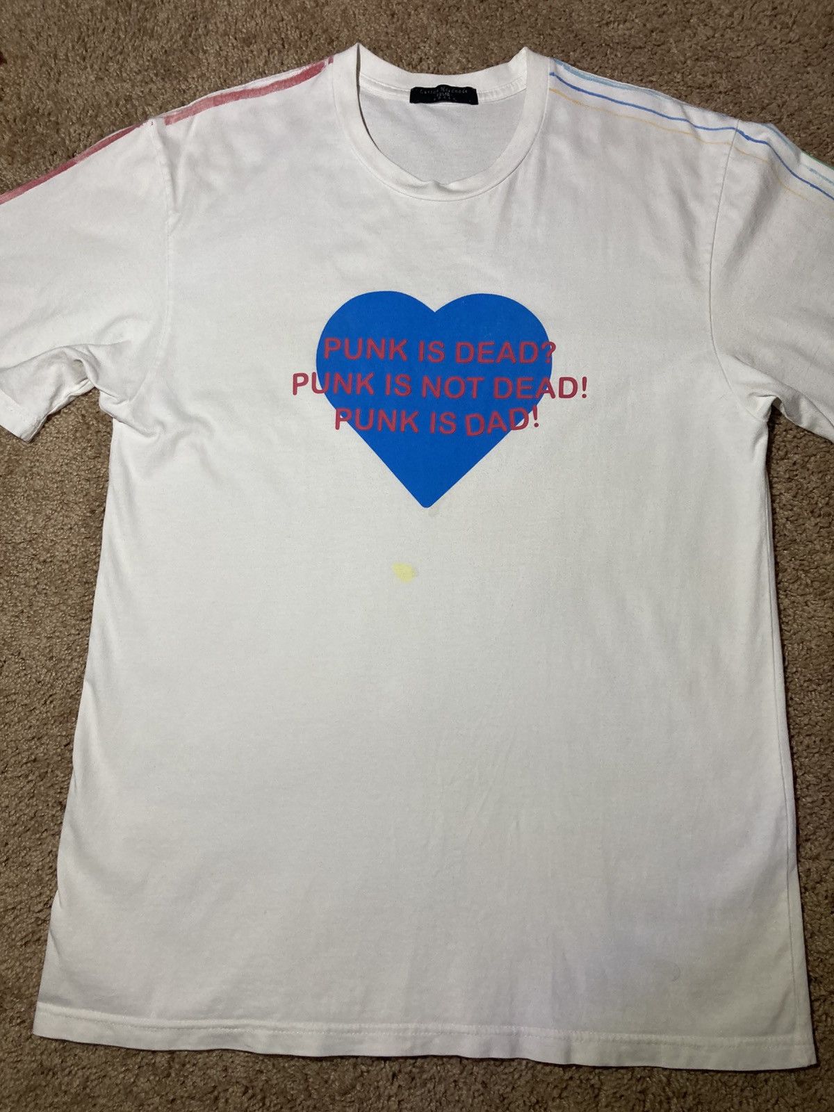 99%IS- SS17 99%IS Punk Is Dead! Not Dead Dad Heart Valentine 2017 Size US M / EU 48-50 / 2 - 2 Thumbnail