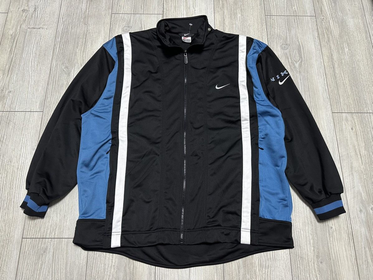 Nike Vintage 90s Nike Windbreaker Drill Jacket y2k Logo Size US XL / EU 56 / 4 - 1 Thumbnail