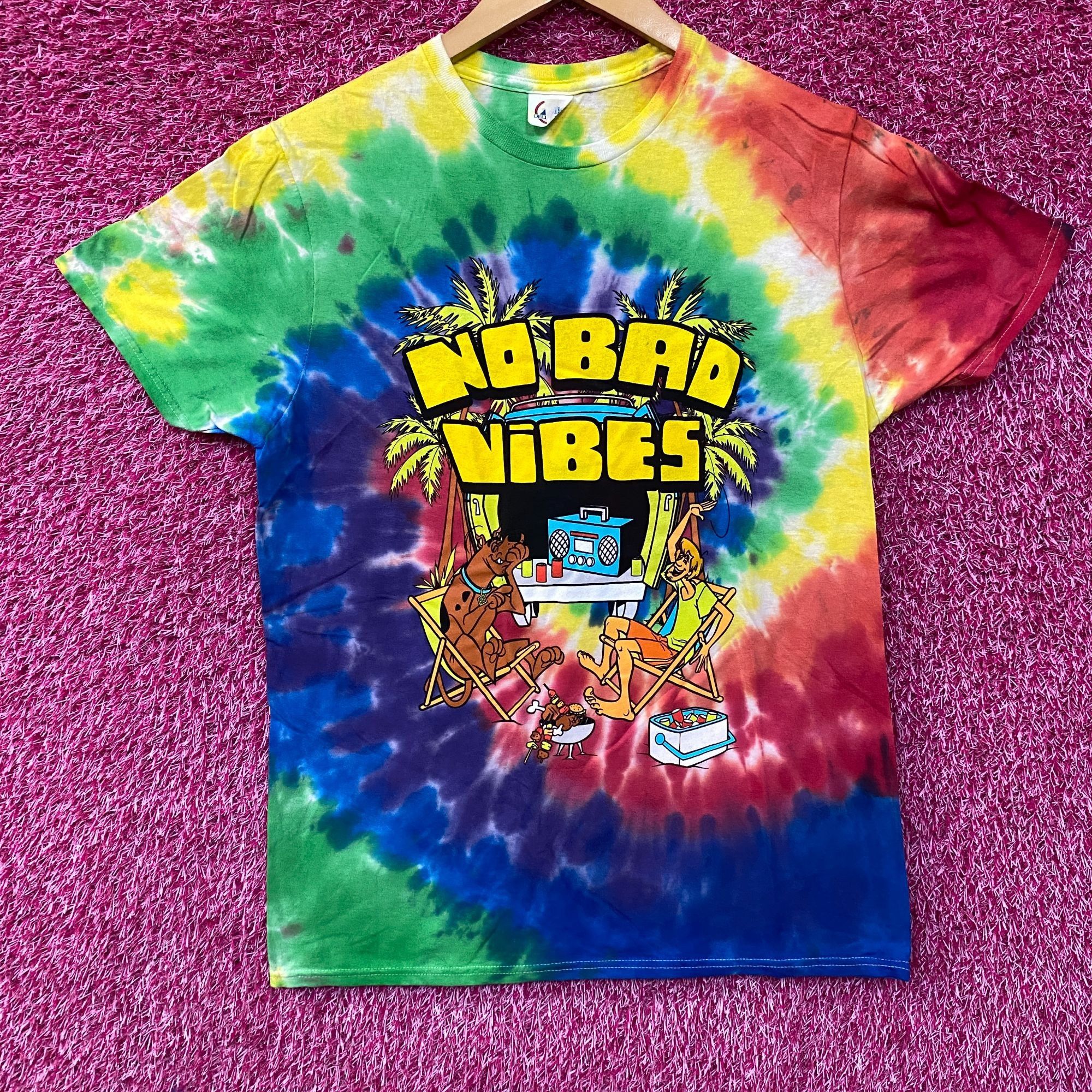 Other Scooby Doo Tie Dye No Bad Vibes Graphic T-Shirt Small Size US S / EU 44-46 / 1 - 1 Thumbnail