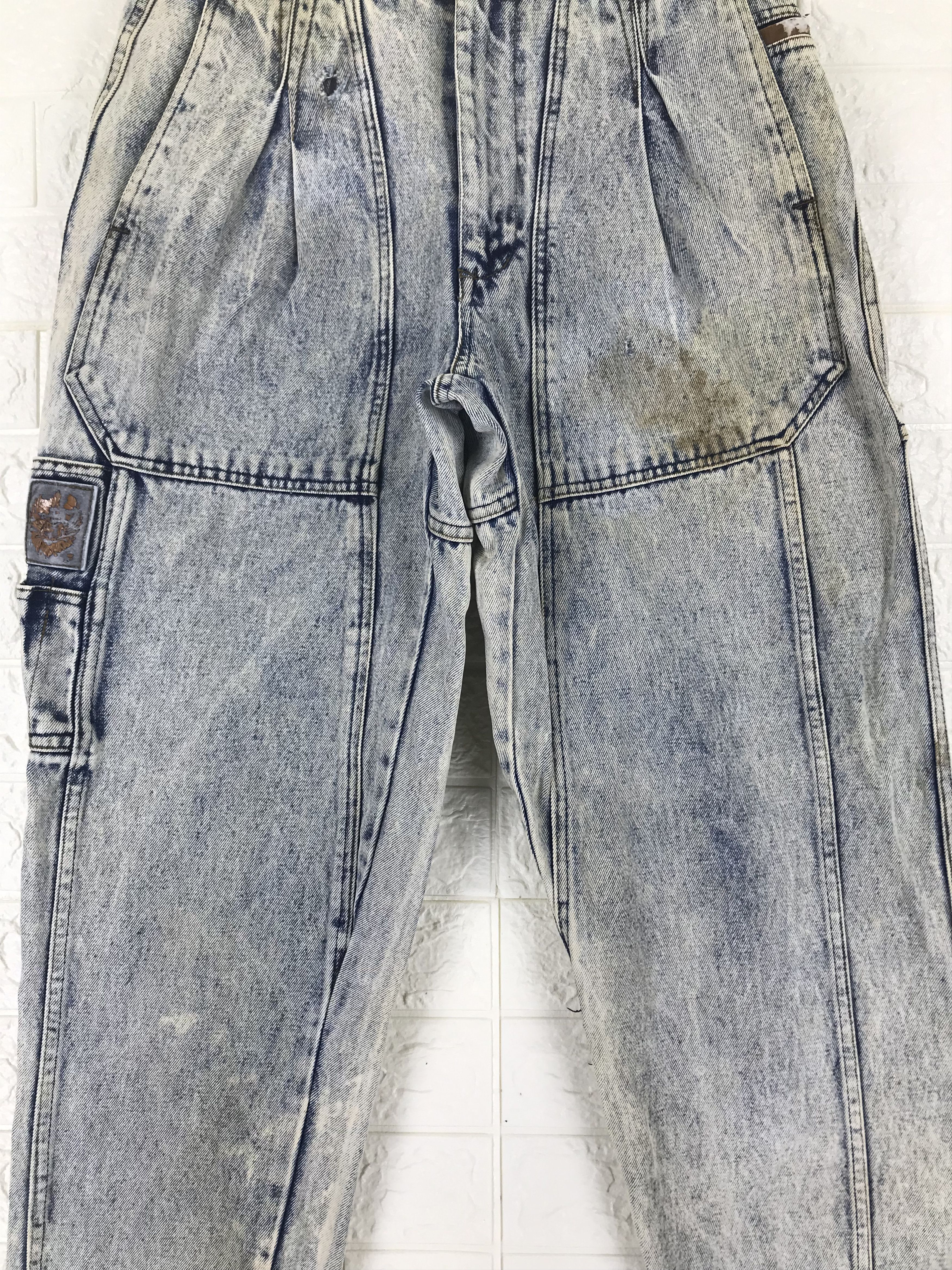 Bugle Boy Vintage Bugle Boy Acid Wash Jeans Size US 31 - 3 Thumbnail