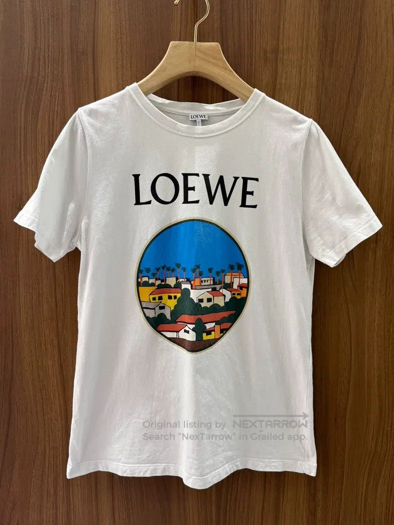 Loewe Loewe White House Printed Short Sleeve T-Shirt Size S / US 4 / IT 40 - 1 Thumbnail