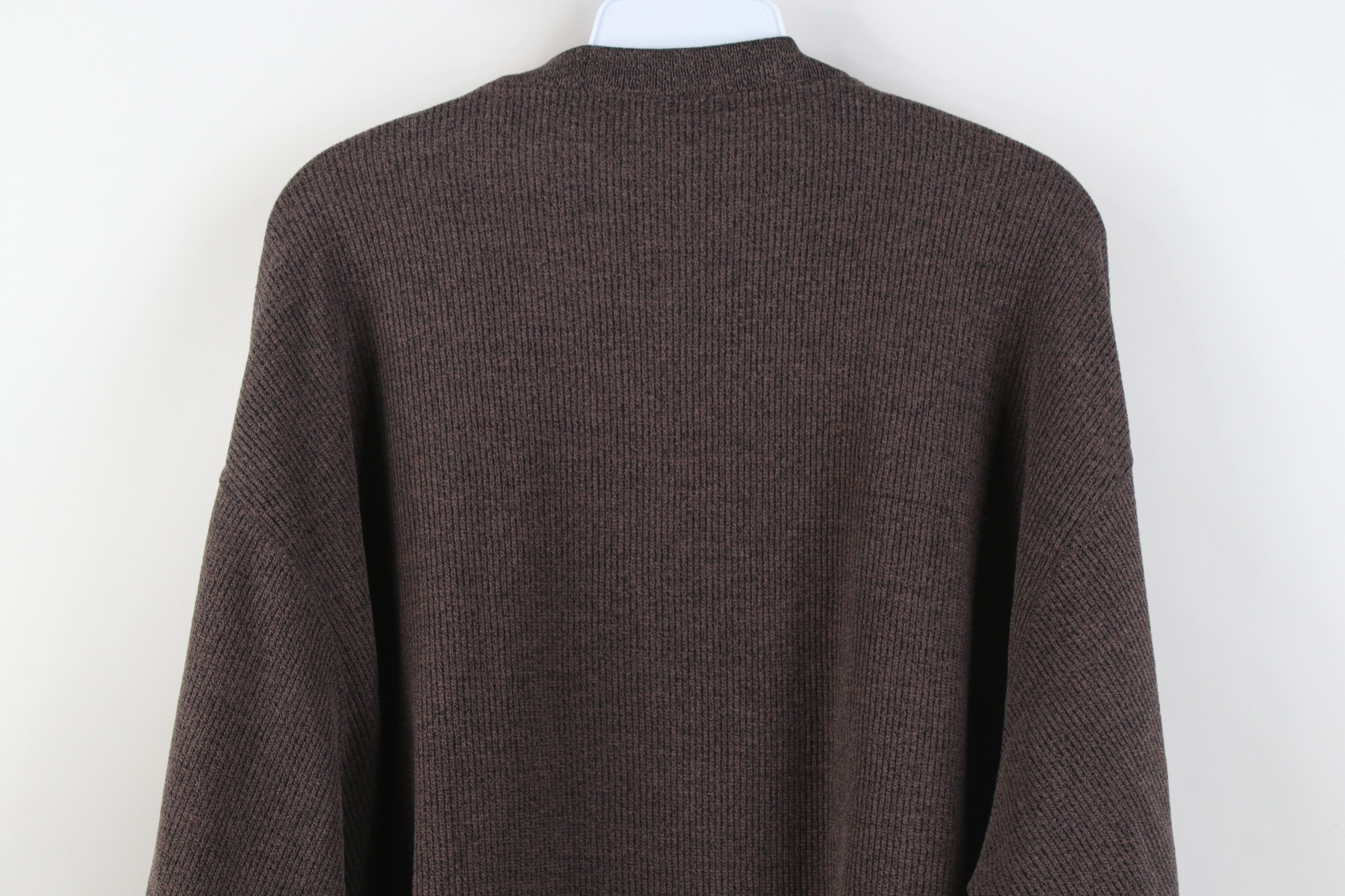 Vintage Vintage 90s Streetwear Ribbed Long Sleeve Henley T-Shirt Size US XL / EU 56 / 4 - 8 Thumbnail