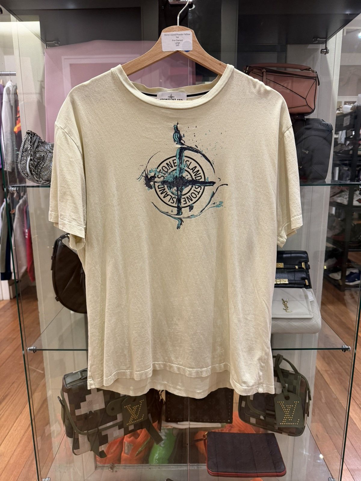 Stone Island Stone Island SS21 Marble One Print Tee Size US L / EU 52-54 / 3 - 1 Thumbnail