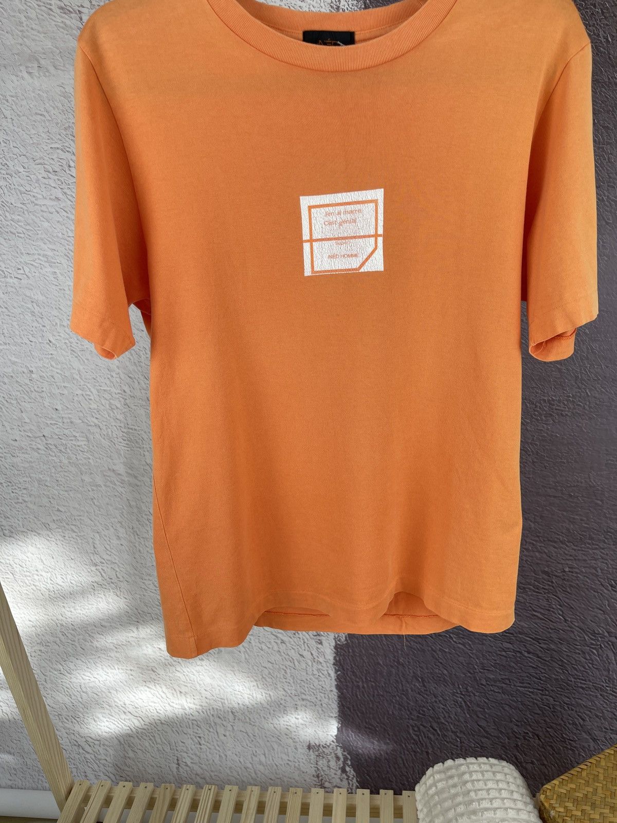 Japanese Brand Ined Homme vintage big logo Yohji Yamamoto single stitch tee Size US S / EU 44-46 / 1 - 3 Thumbnail