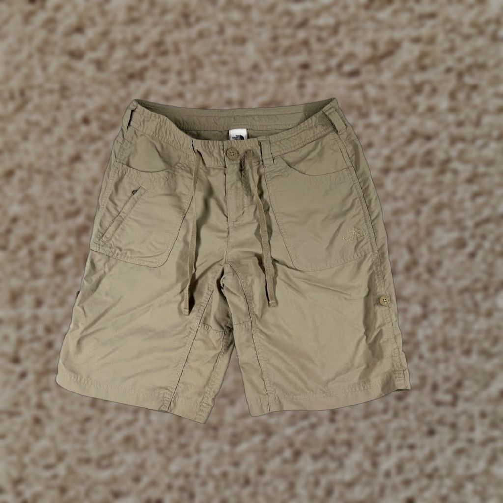 The North Face The North Face Shorts Women 6 Beige 100% Nylon Drawstring Hiking Camping 28x10 Size 28" / US 6 / IT 42 - 1 Thumbnail