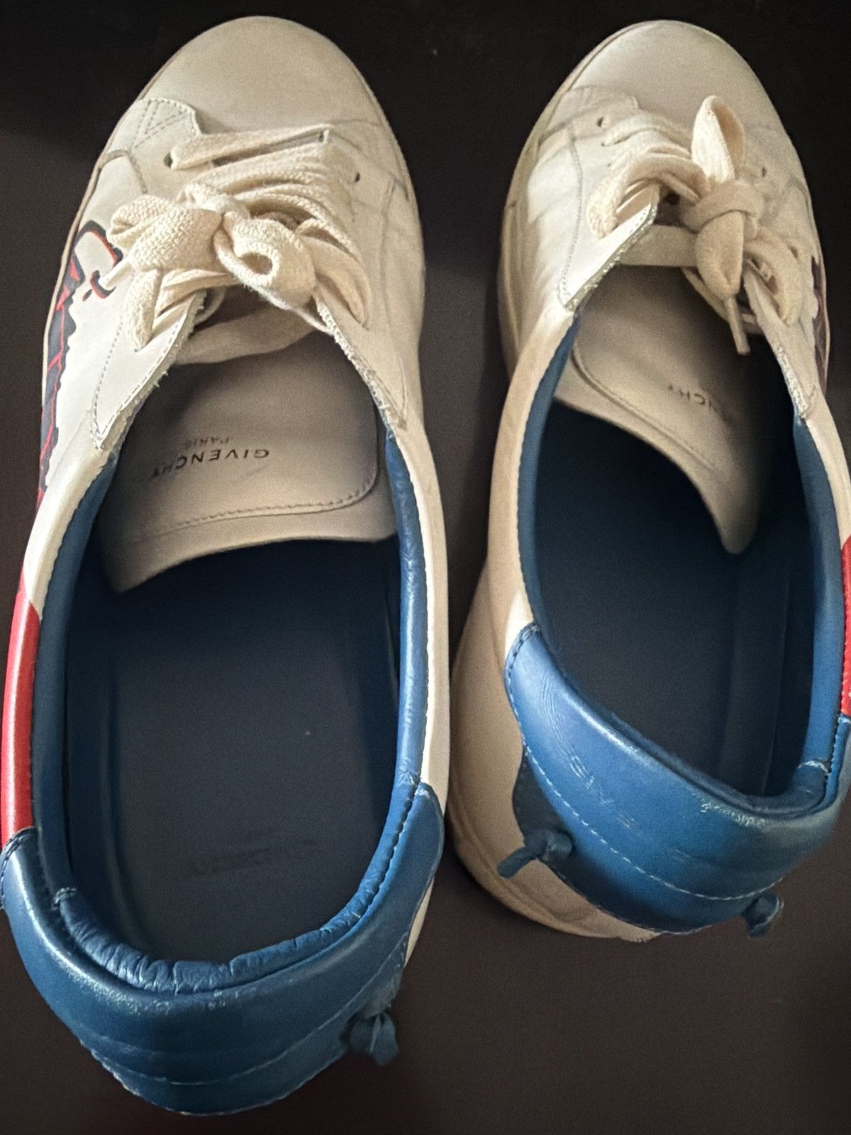 Givenchy Givenchy White Motocross Urban Street Sneakers Size US 10.5 / EU 43-44 - 4 Thumbnail