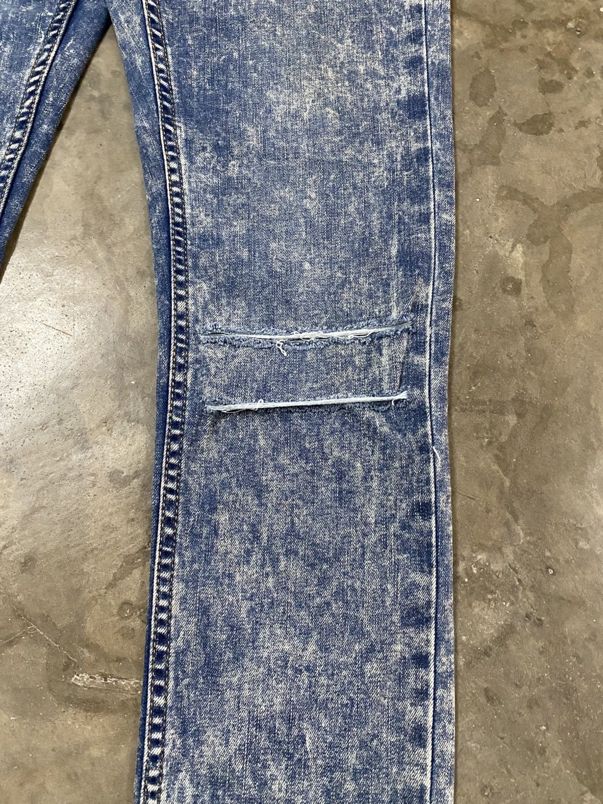 Cheap Monday × Japanese Brand Vintage Cheap Monday Acid Washed Skinny Denim @201 Size US 30 / EU 46 - 3 Thumbnail