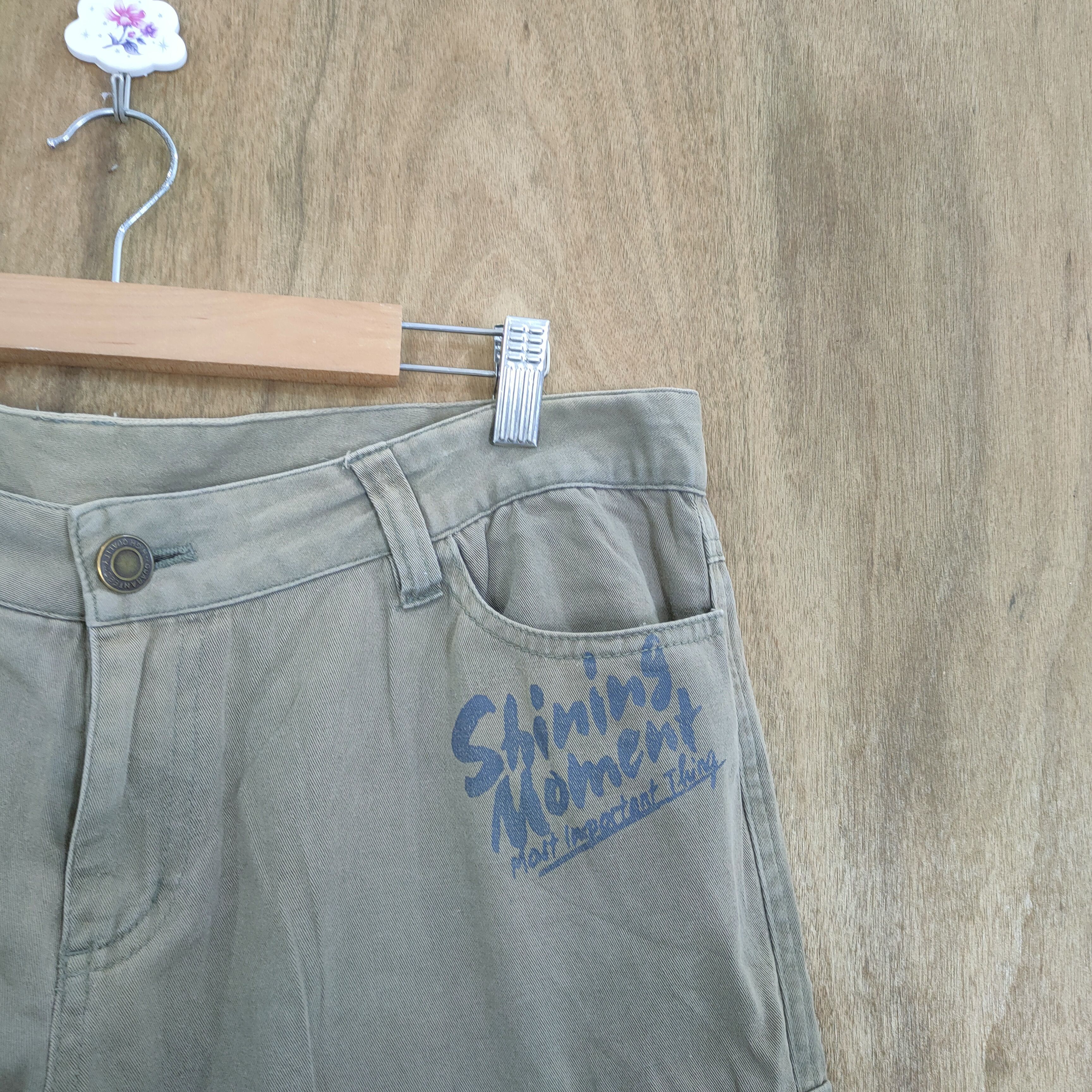 Japanese Brand VINTAGE JAPANESE PLG FADED CARGO PANTS Size US 34 / EU 50 - 5 Thumbnail
