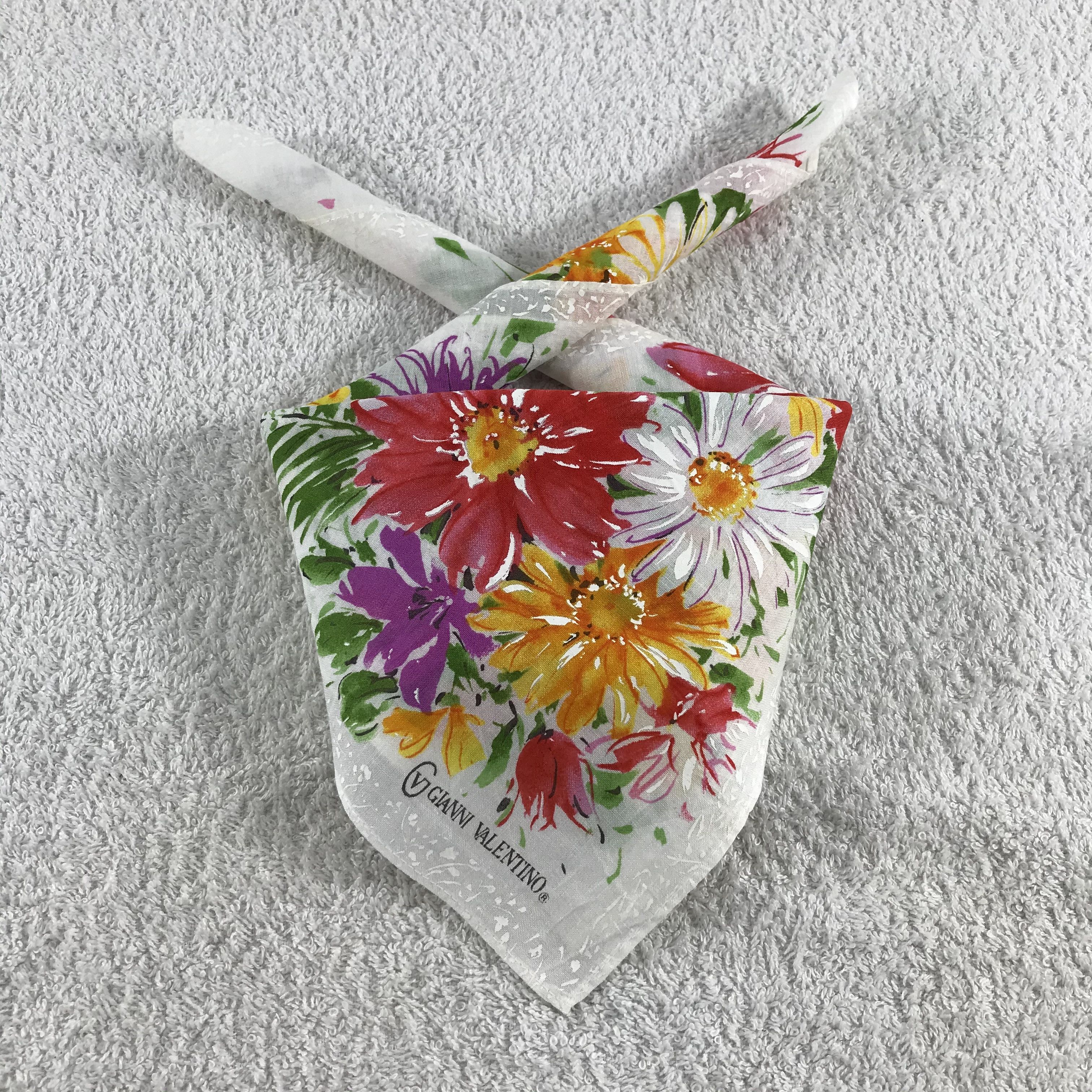 Gianni Valentino × Vintage Gianni Valentino Bandana / Handkerchief / Neckerchief - S131 Size ONE SIZE - 3 Thumbnail
