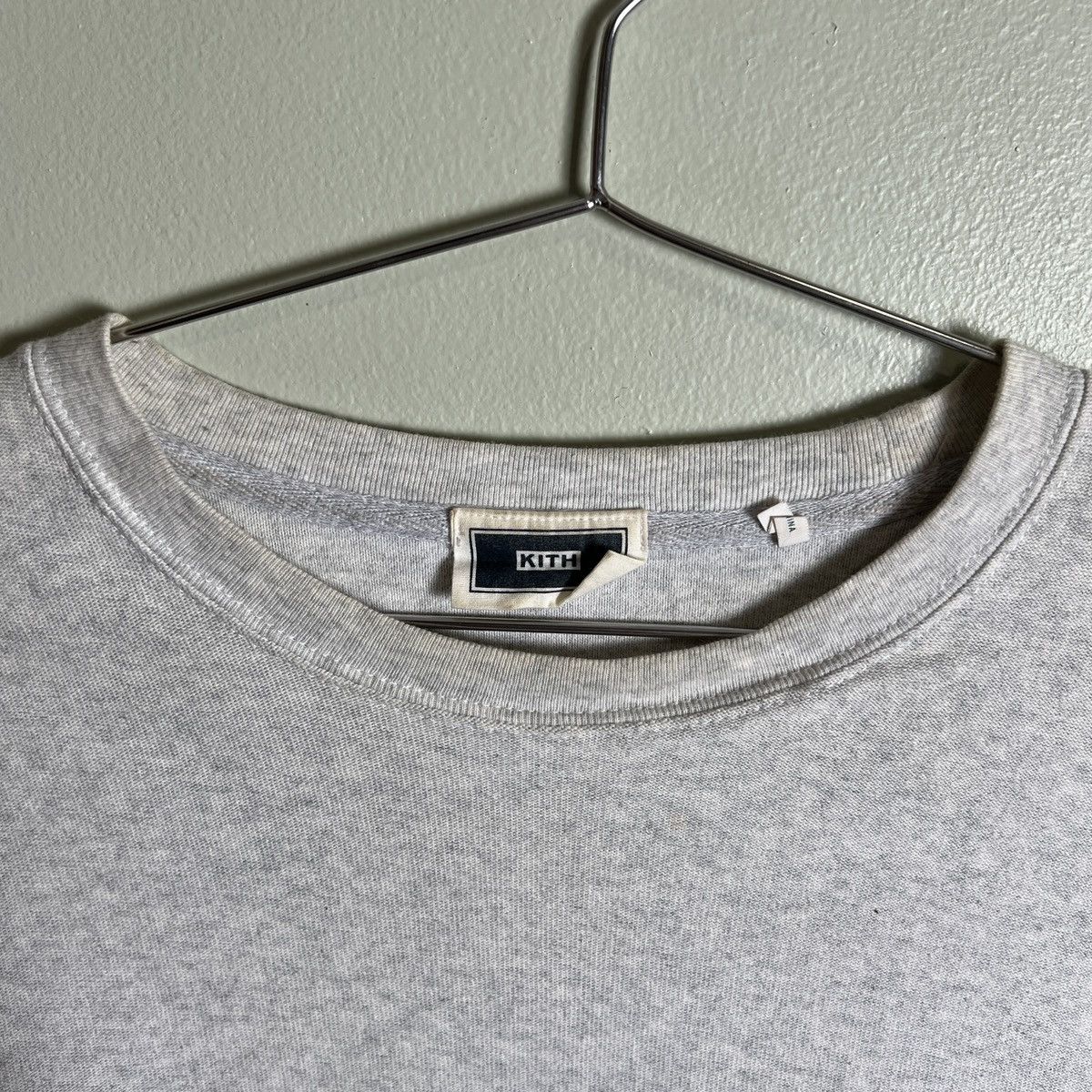 Kith #007 - KITH Quinn Sweater (Heather White) Size US S / EU 44-46 / 1 - 3 Thumbnail