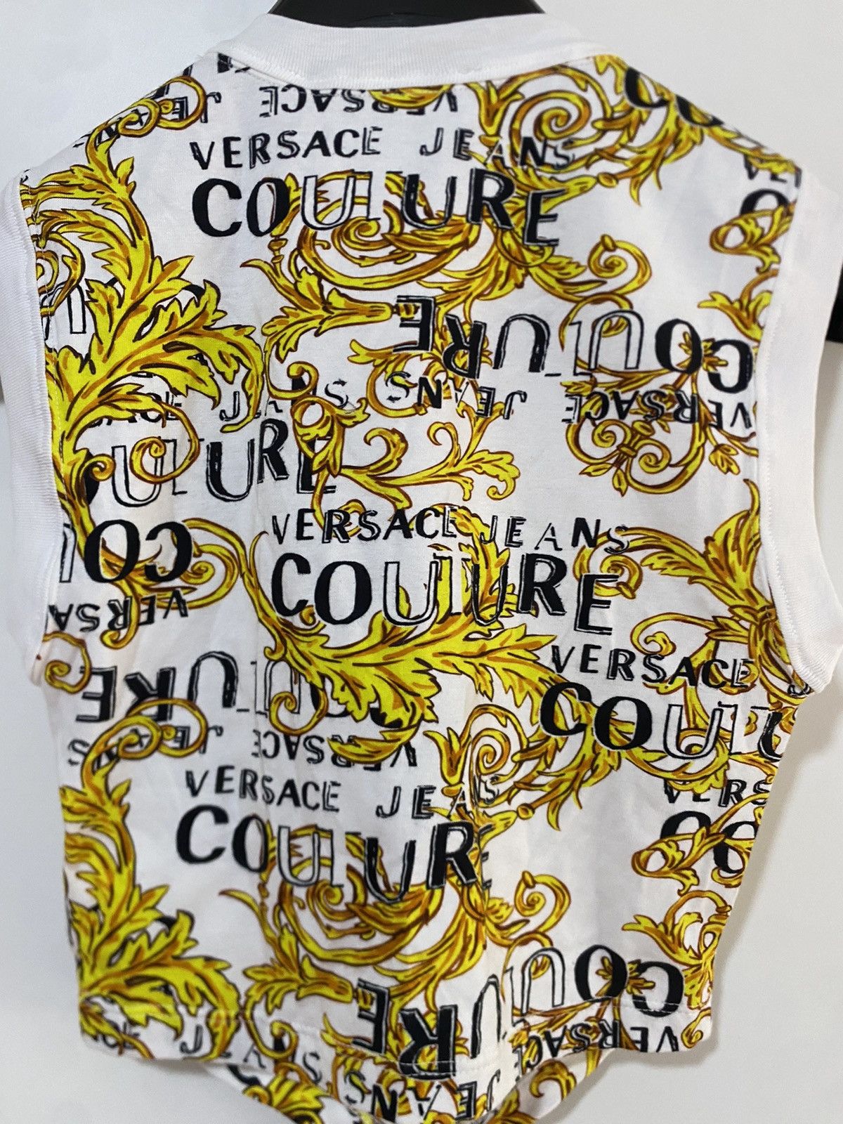 Versace Jeans Couture Versace Jeans Culture Logo Print Jersey T-Shirt, XS,, new. Size XS / US 0-2 / IT 36-38 - 9 Thumbnail