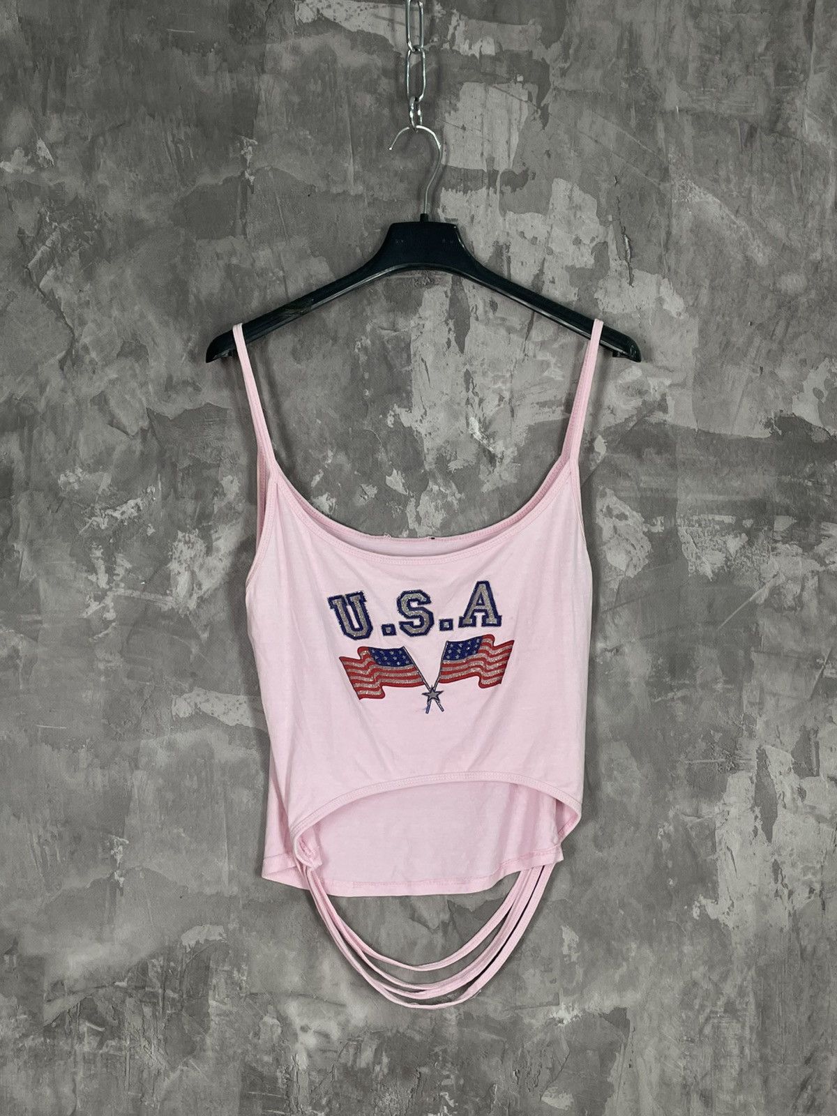 Vintage Y2K Made In USA Big Logo Miss Sixty Style Tank Top Womens Size M / US 6-8 / IT 42-44 - 1 Thumbnail