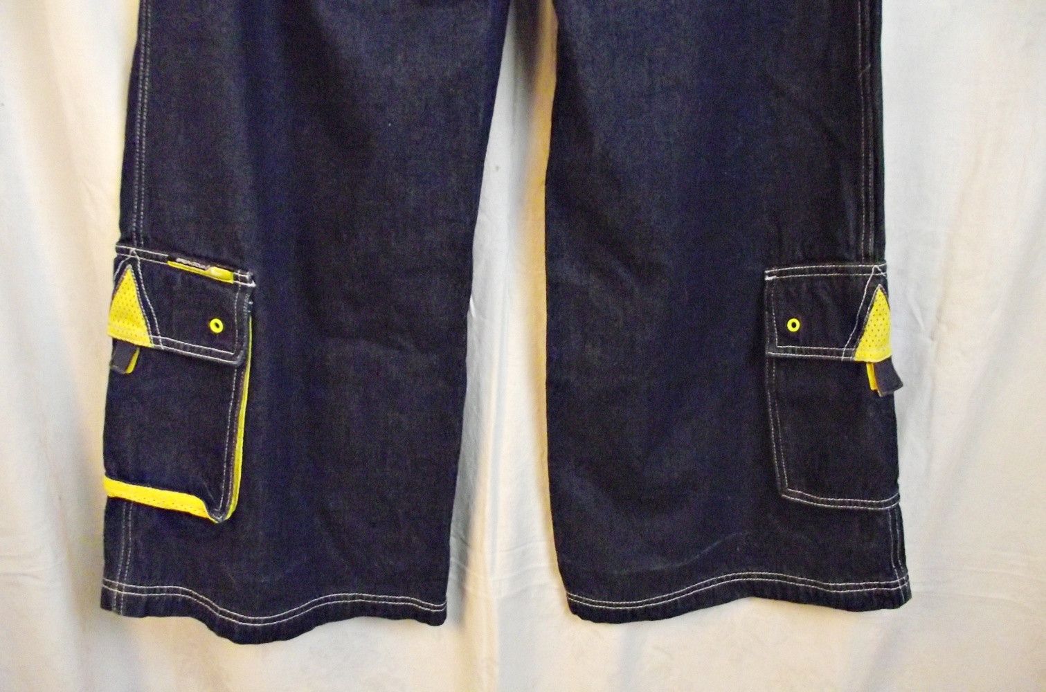 Vintage BREAKDOWN ORIGINAL Jeans Wide Baggy Leg Cargo Skater Size 30" / US 8 / IT 44 - 8 Thumbnail