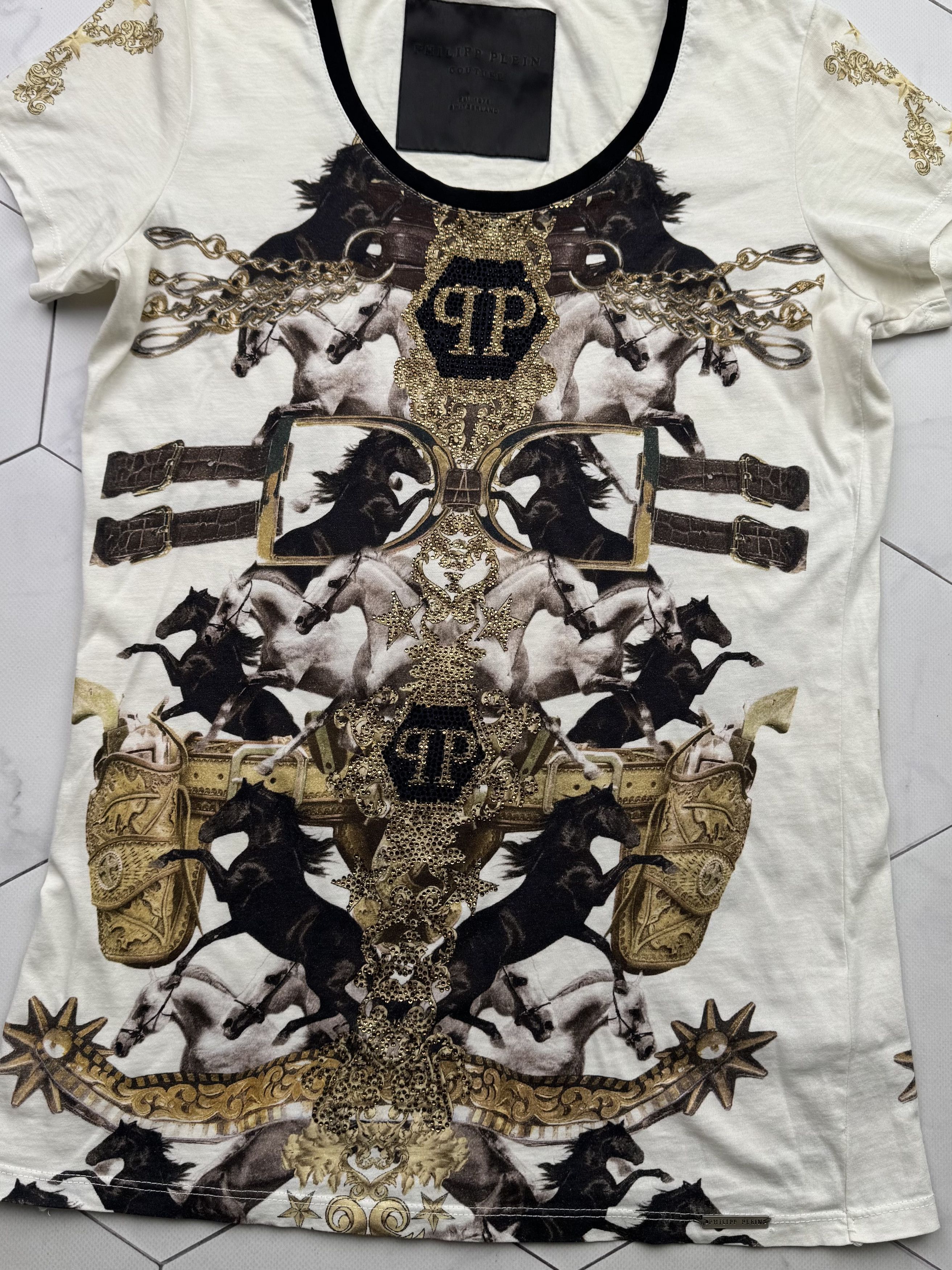 Philipp Plein Philipp Plein T-Shirt (B58) Size M / US 6-8 / IT 42-44 - 2 Thumbnail