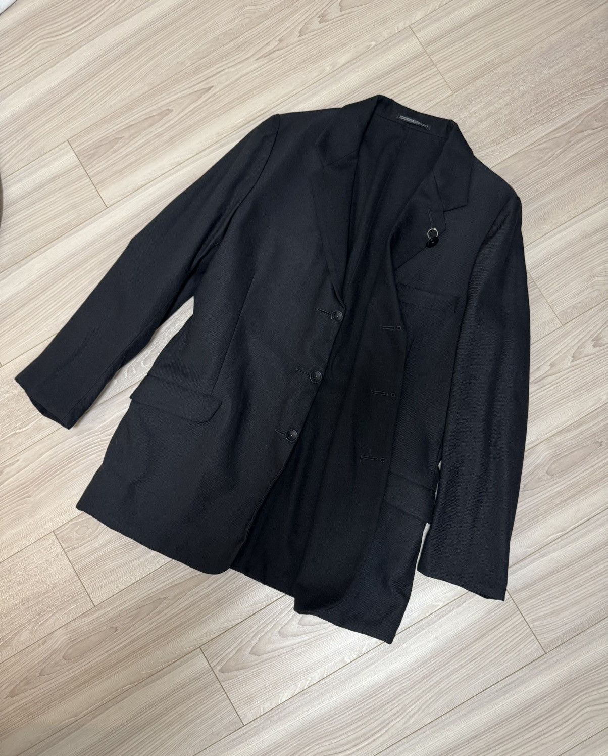 Yohji Yamamoto Yohji Yamamoto Pour Homme 00s Suede Jacket Size US S / EU 44-46 / 1 - 10 Thumbnail