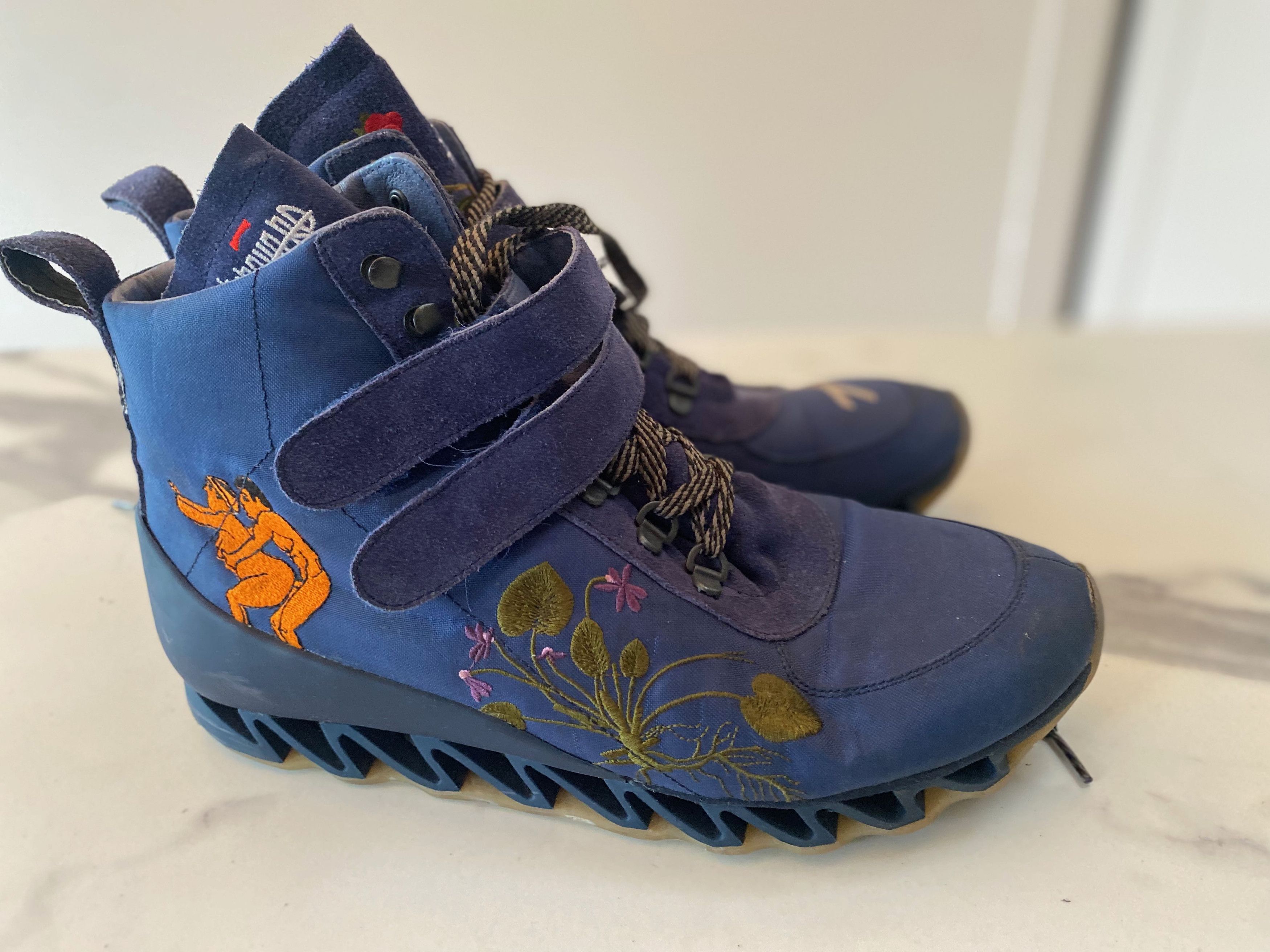 image of Bernhard Willhelm Himalaya Kamasutra Sneakers in Blue, Men's (Size 12)
