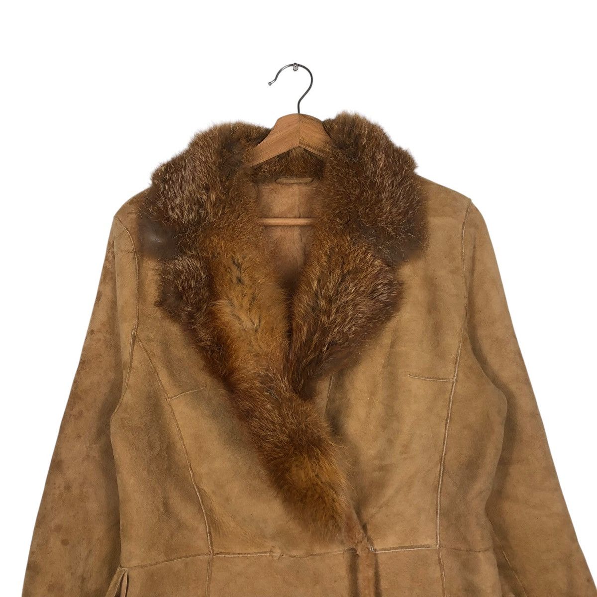 Vintage 🔥VINTAGE LEATHER JACKET SHEARLING MINK FUR L&R SPAIN Size US M / EU 48-50 / 2 - 5 Thumbnail