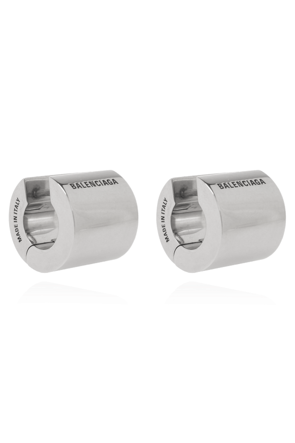 Balenciaga o1s1rm0825 Size: OS / Unisex Garage Earrings in Silver Size ONE SIZE - 1 Thumbnail