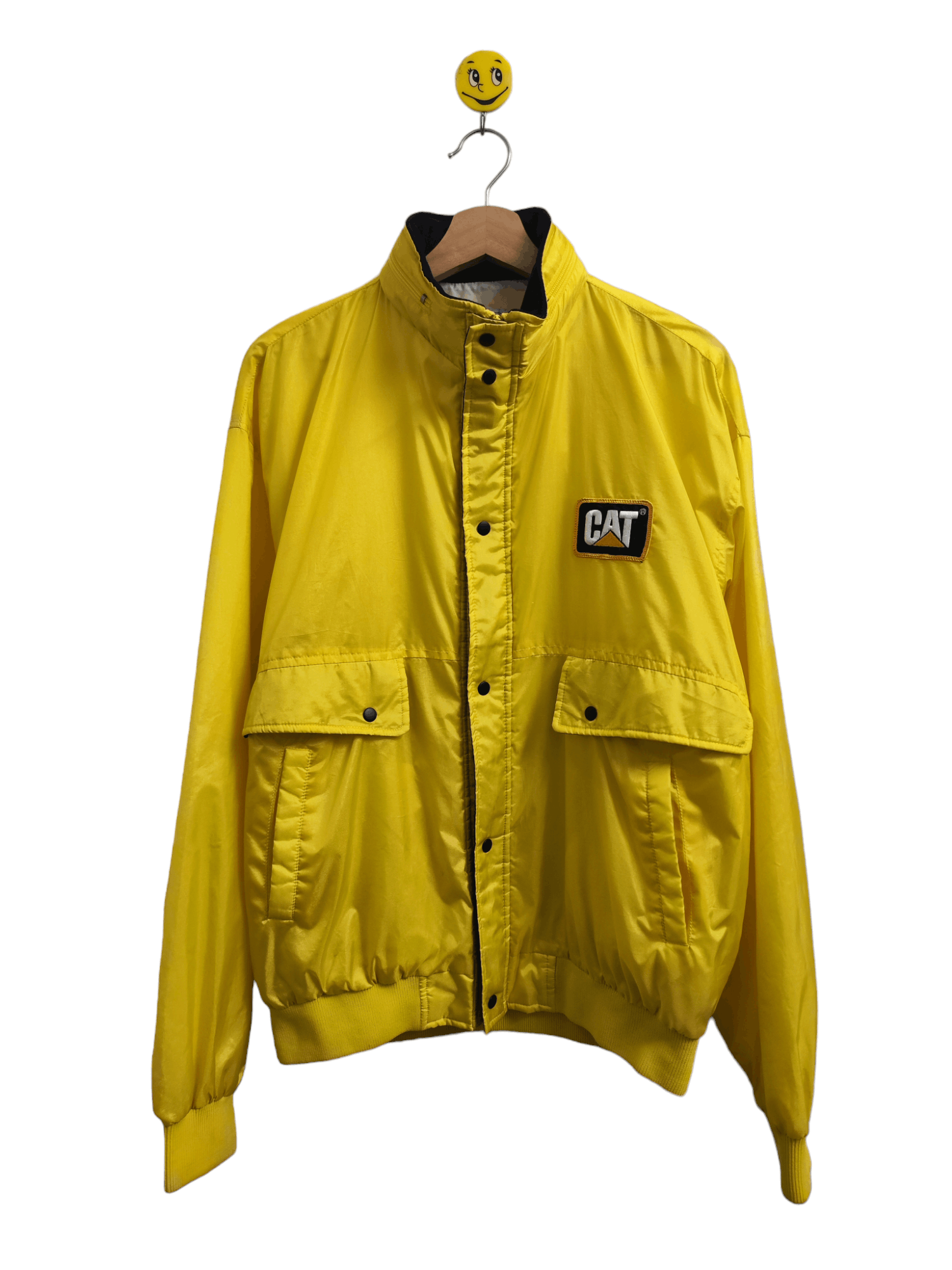 image of Caterpillar Jacket Vintage 90's in Yellow, Men's (Size 2XL)
