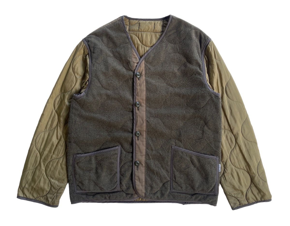 HOLLYWOOD RANCH MARKET HRM Blue Blue Japan Reversible Quilted Jacket Size US M / EU 48-50 / 2 - 11 Thumbnail