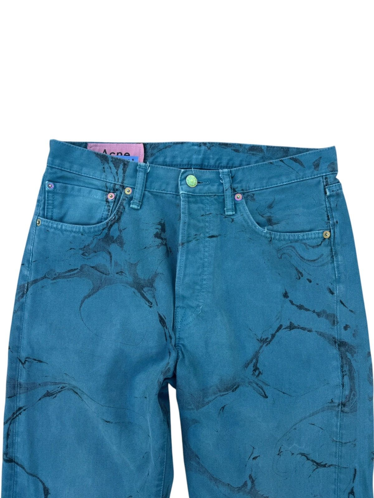 Acne studios 1996 swirl ocean blue デニム Acne studios 1996 swirl 