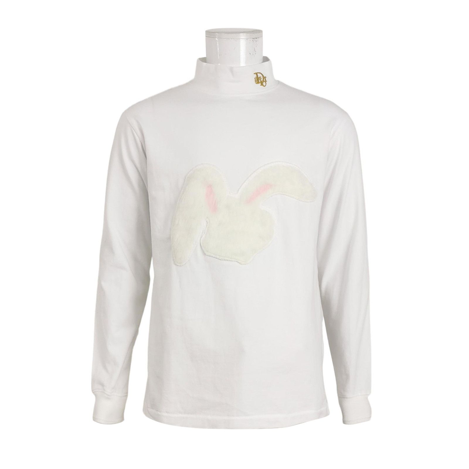 Dior Dior x ERL Rabbit Patch Mock Neck T-Shirt Size S Size US S / EU 44-46 / 1 - 1 Thumbnail