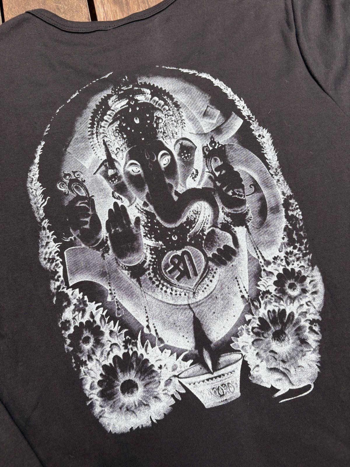 Vintage T-shirt vintage Rare Ganesh Hindu AOP Size L / US 10 / IT 46 - 9 Thumbnail