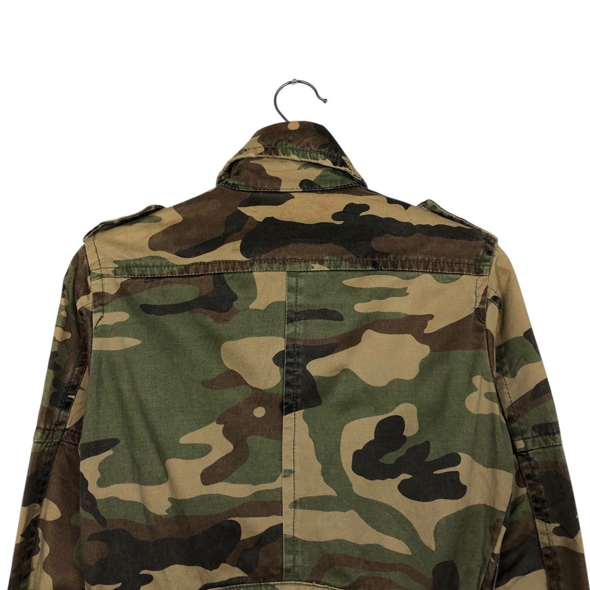 Japanese Brand 📌Vintage Cropped Biker Jacket Fakedelic Camouflage Military Size US M / EU 48-50 / 2 - 10 Thumbnail