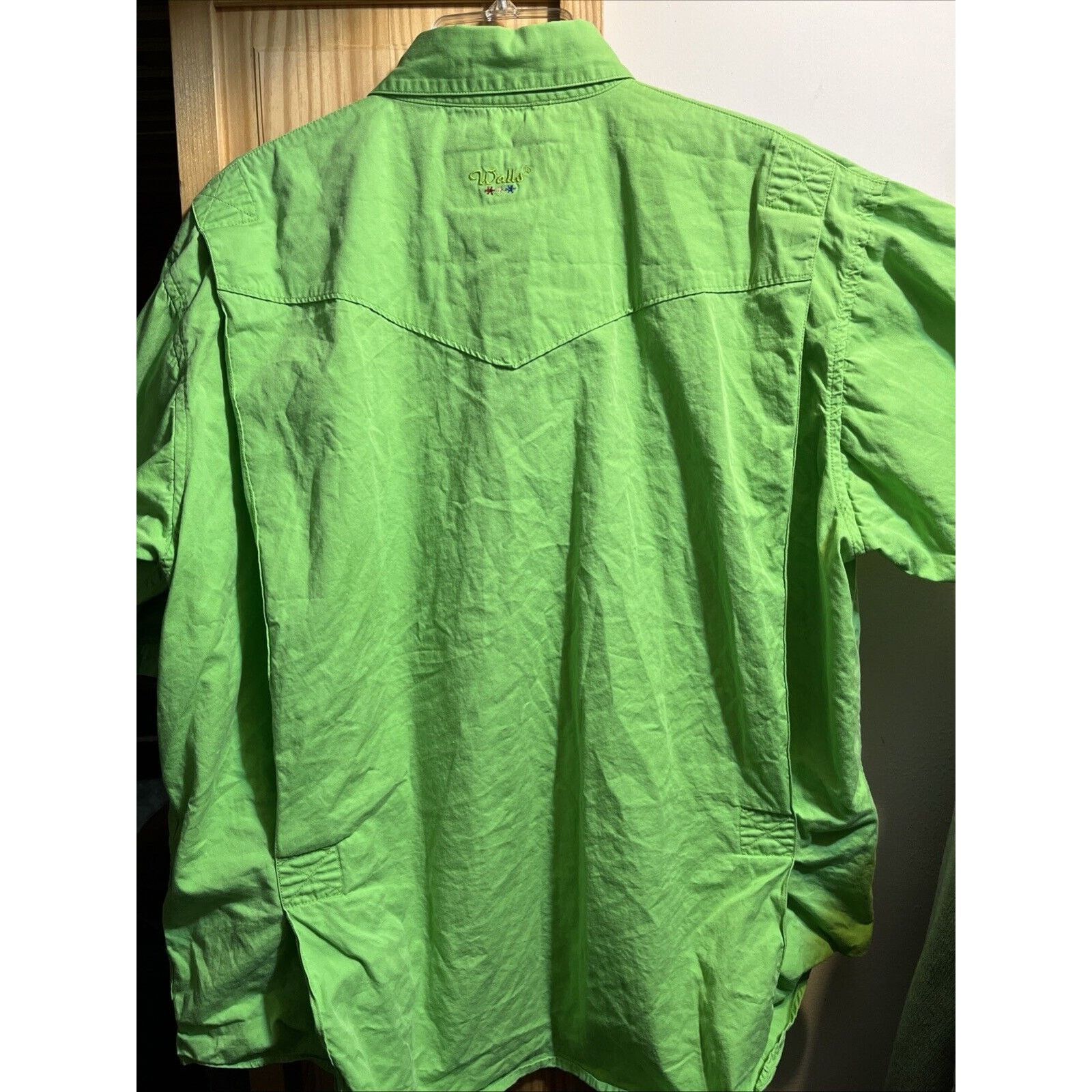 Walls Walls Vintage Shirt Men’s L Green Short Sleeve Pockets Ranch Size US L / EU 52-54 / 3 - 9 Thumbnail