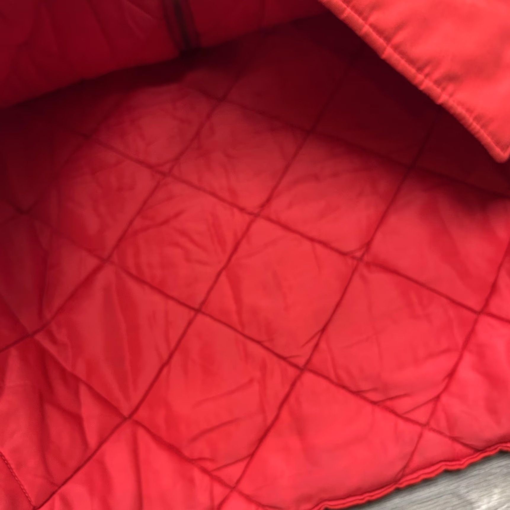 Vintage VINTAGE 10-X Vest Mens Large Quilted Lined Canvas Hunting Talon Zipper Outdoor Red 90s Size US S / EU 44-46 / 1 - 5 Thumbnail