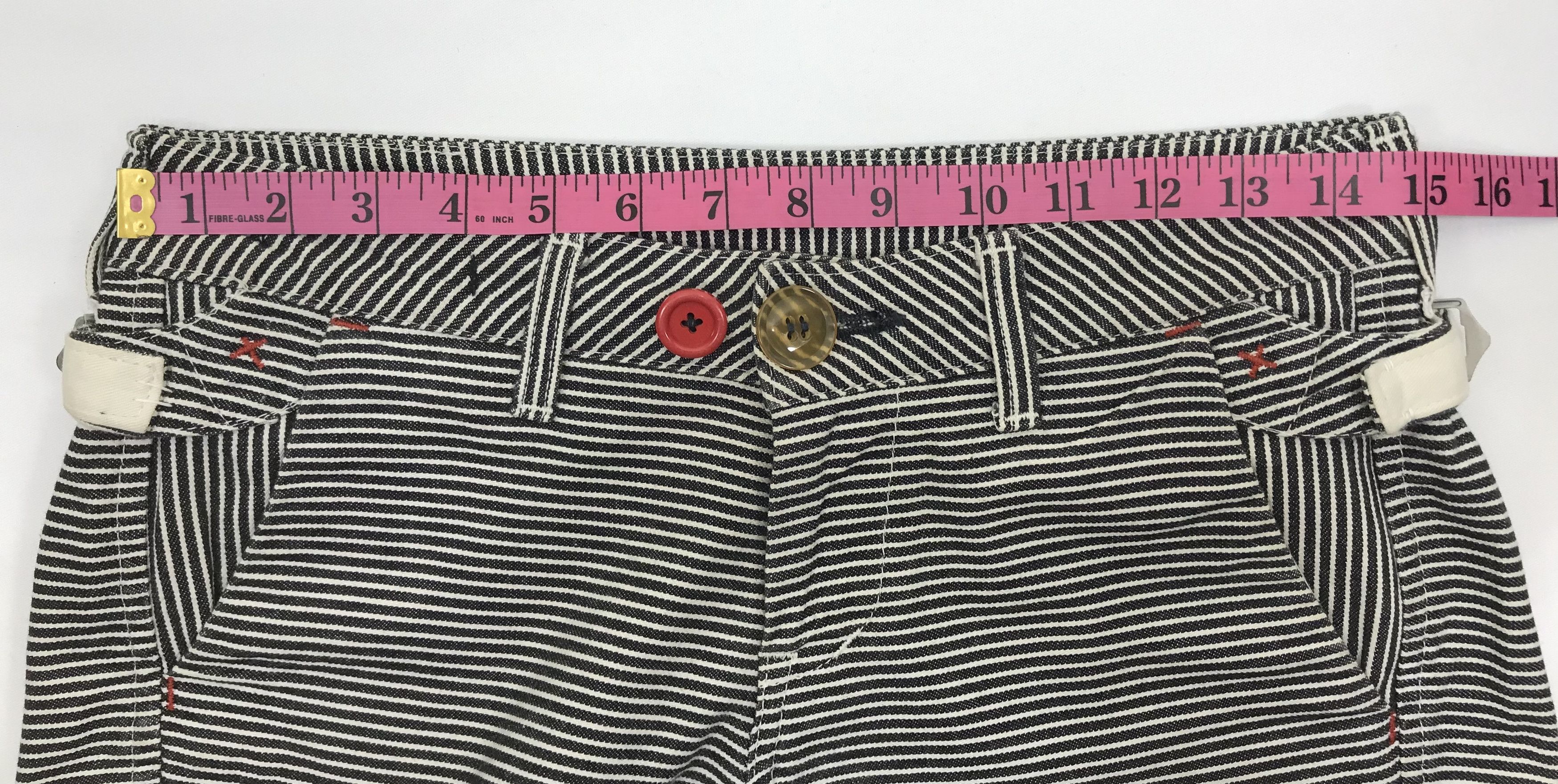 Johnbull Vintage John Bull Hickory Striped Jeans Size 29" - 13 Thumbnail