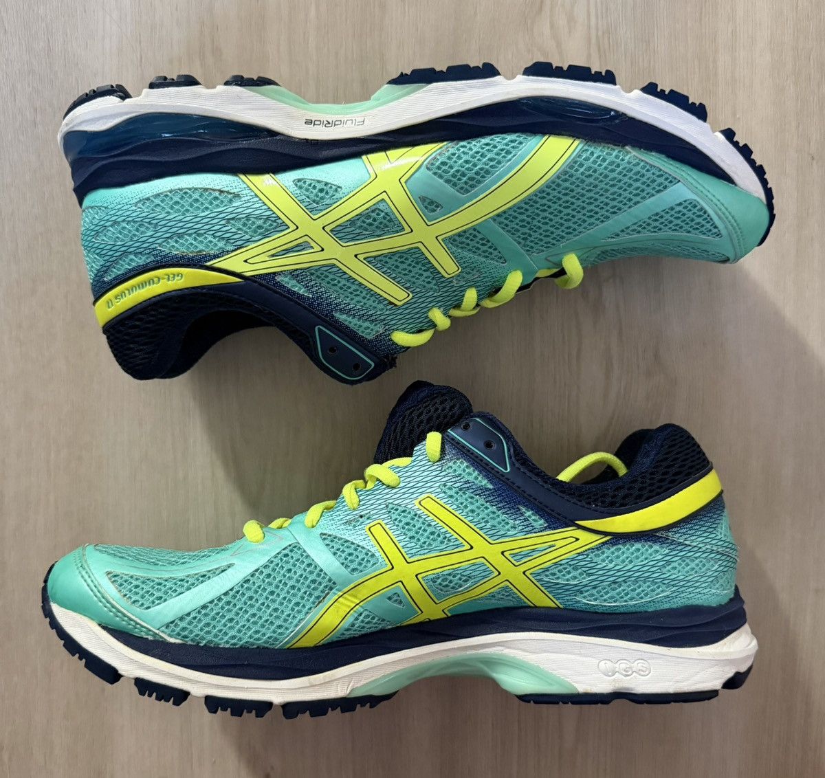 Asics Asics Womens Gel Cumulus 17 T5D8N Teal Running Shoes Sz 10 Size US 10 / EU 43 - 2 Thumbnail