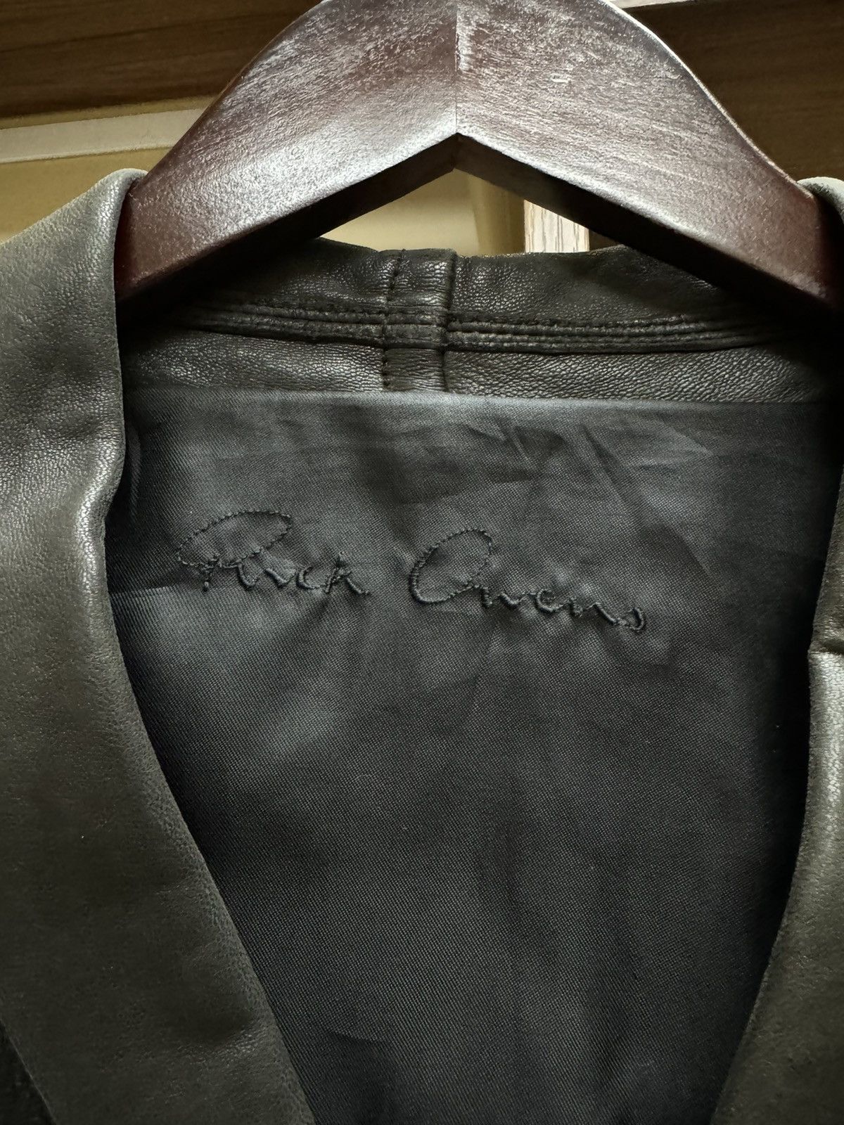 Rick Owens Rick Owens Olmar & Mirta Leather Jacket Size US S / EU 44-46 / 1 - 2 Thumbnail