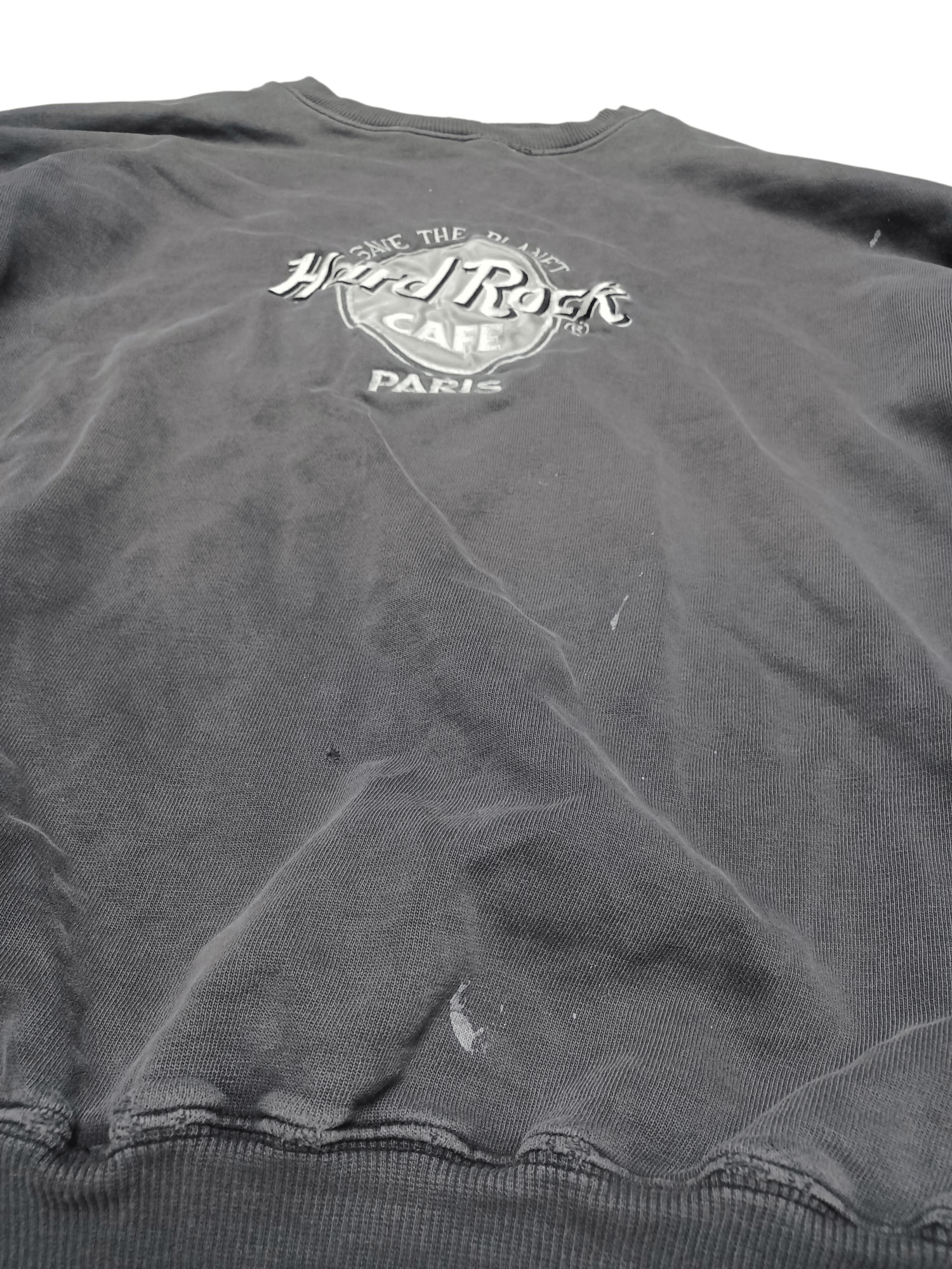 Hard Rock Cafe HARD ROCK CAFE PARIS DISTRESSED TOTAL VINTAGE SWEATSHIRT Size US XL / EU 56 / 4 - 3 Thumbnail