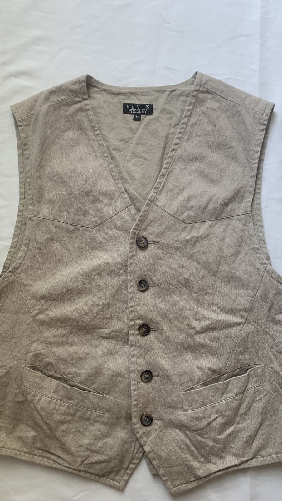 Japanese Brand Vest Elvis Presley Size US M / EU 48-50 / 2 - 2 Thumbnail