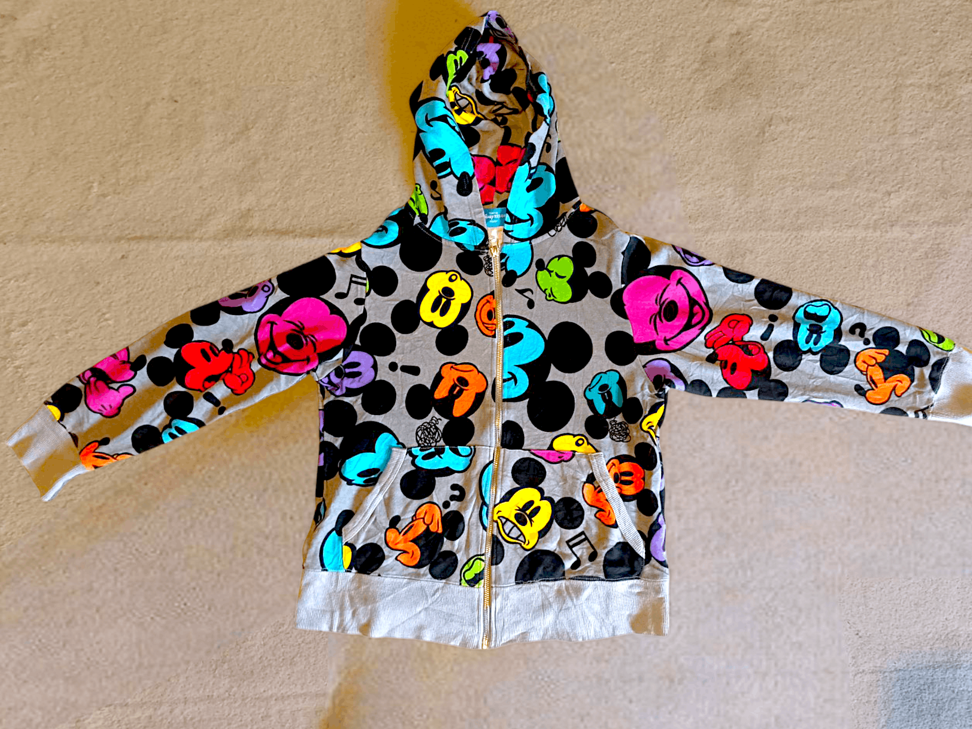 Cartoon Network × Disney × Mickey Mouse TOKYO DISNEY RESORT Mickey Mouse All Over Print Zip Hoodie Size US M / EU 48-50 / 2 - 9 Thumbnail