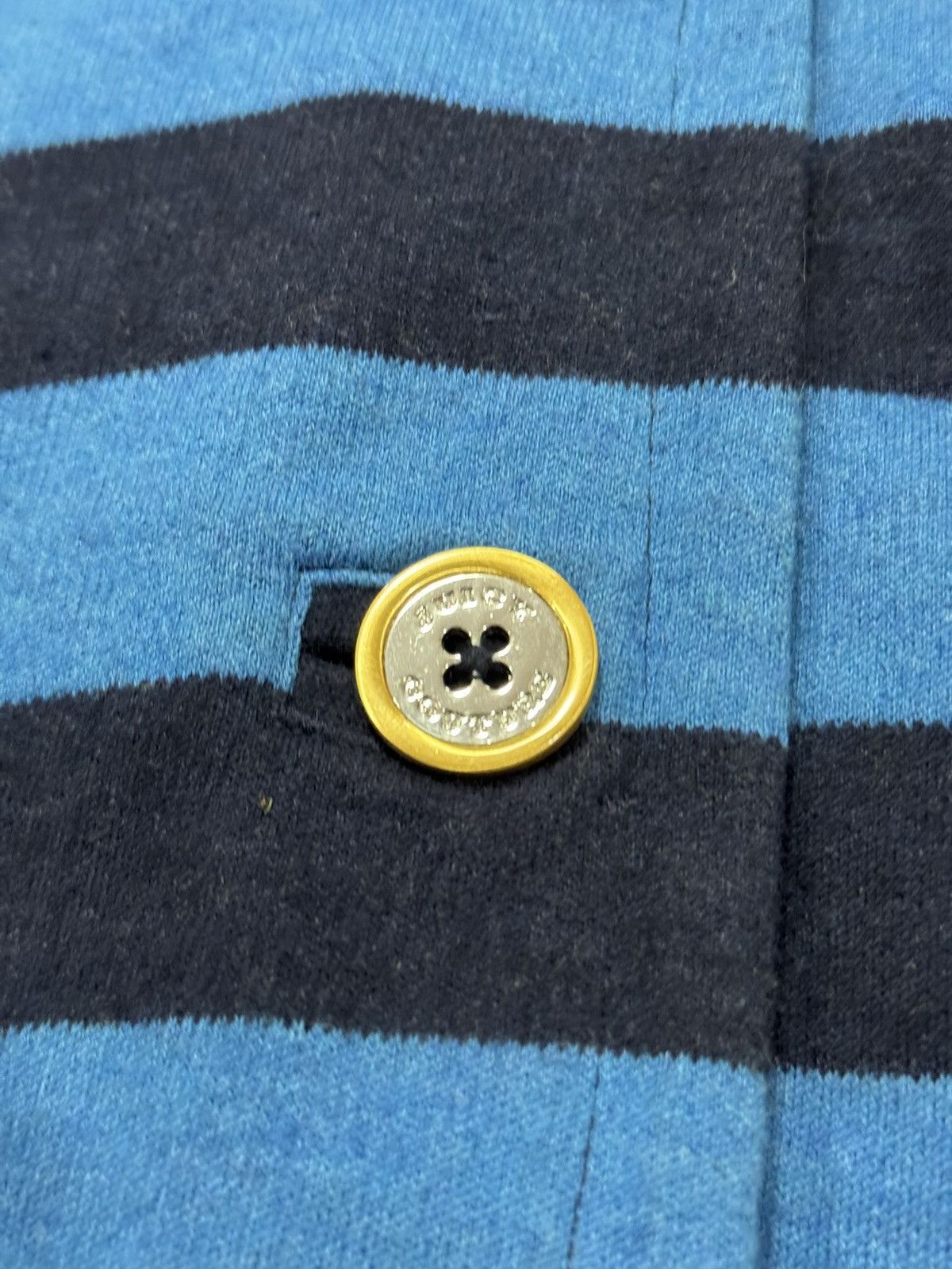 Juicy Couture Y2K Juicy Couture blue striped wool blazer/sweater Size S / US 4 / IT 40 - 8 Thumbnail