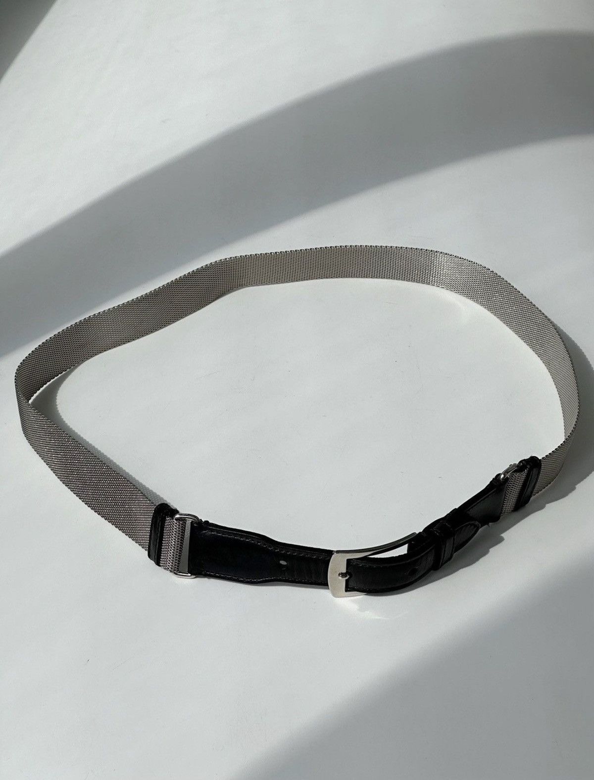 Jil Sander JIL SANDER by Raf Simons FW2005 Metal Mesh Belt Vintage Logo Size ONE SIZE - 8 Thumbnail