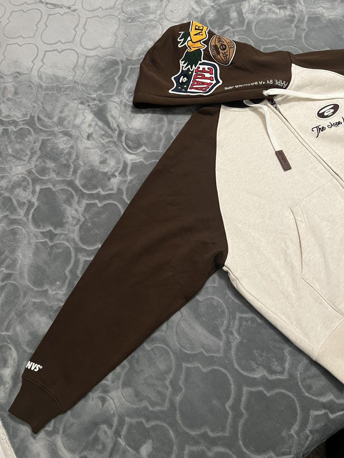 Other Aape By A Bathing Ape Boxie Hoodie In Biege And Brown Size US S / EU 44-46 / 1 - 2 Thumbnail