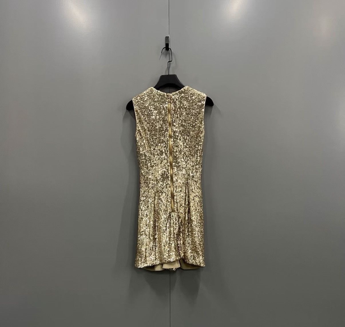 Balmain Balmain Ruched Sequin Sleeveless A-line Dress J41 Size S / US 4 / IT 40 - 2 Thumbnail
