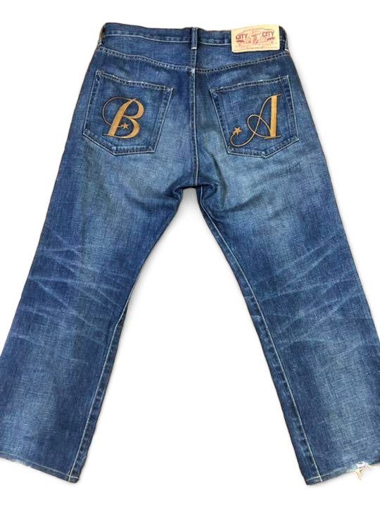 Bape Embroidered Denim Size US 32 / EU 48 - 2 Thumbnail