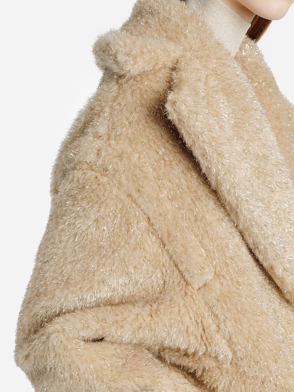 Designer × Max Mara × Weekend Max Mara Max Mara A/W 2019 camel wool blend teddy bear style coat Size S / US 4 / IT 40 - 5 Thumbnail