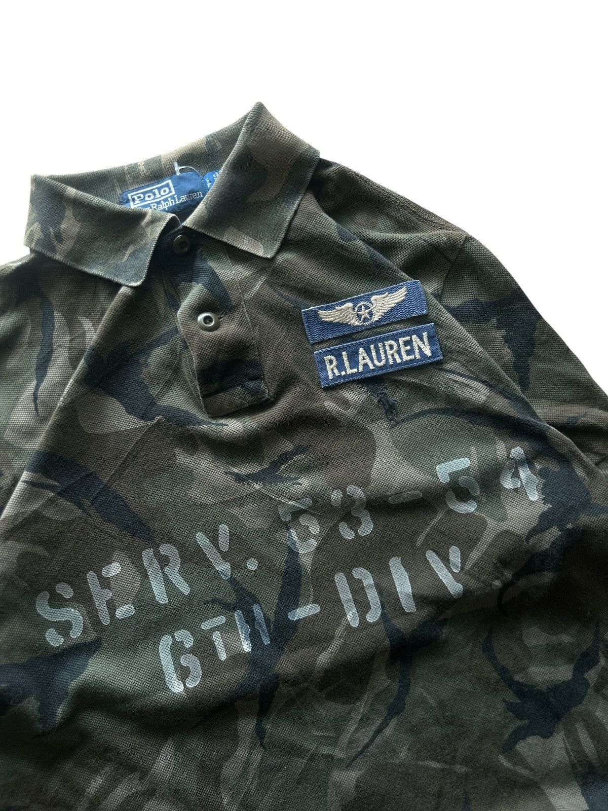 Polo Ralph Lauren 💥RARE💥 Polo Ralph Lauren Limited Edition Military Camo Polo Size US S / EU 44-46 / 1 - 2 Thumbnail