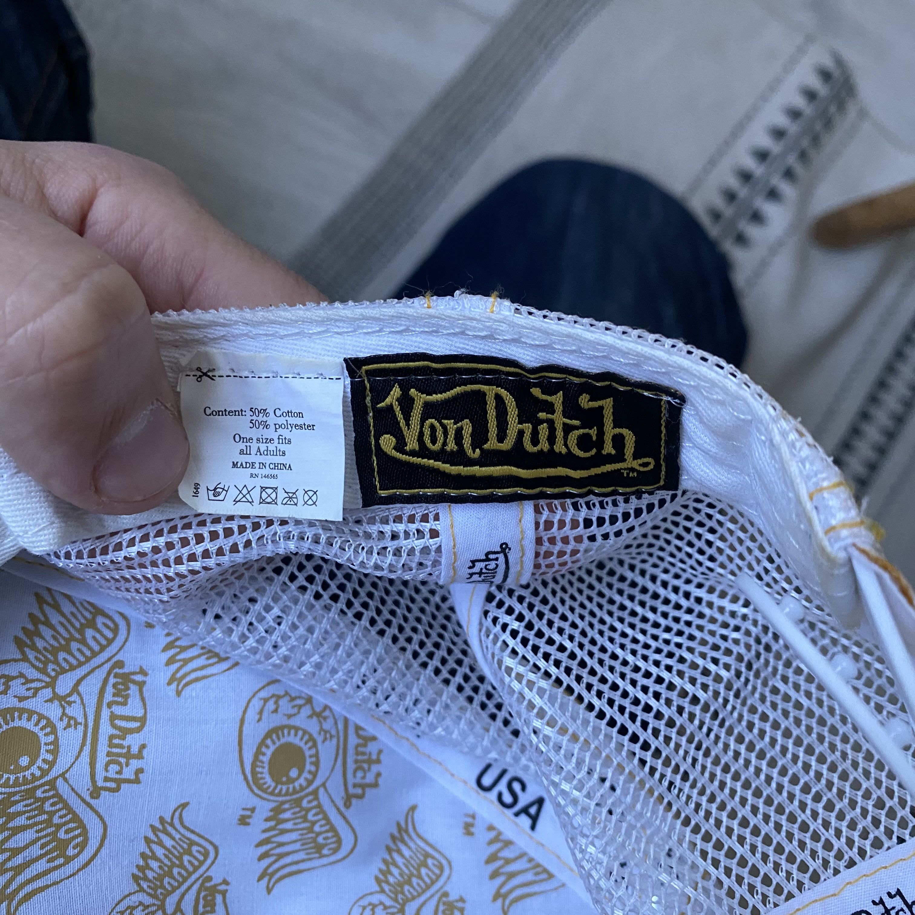 Von Dutch Y2K 2000s Von Dutch cap Trucker hat opium Size ONE SIZE - 7 Thumbnail