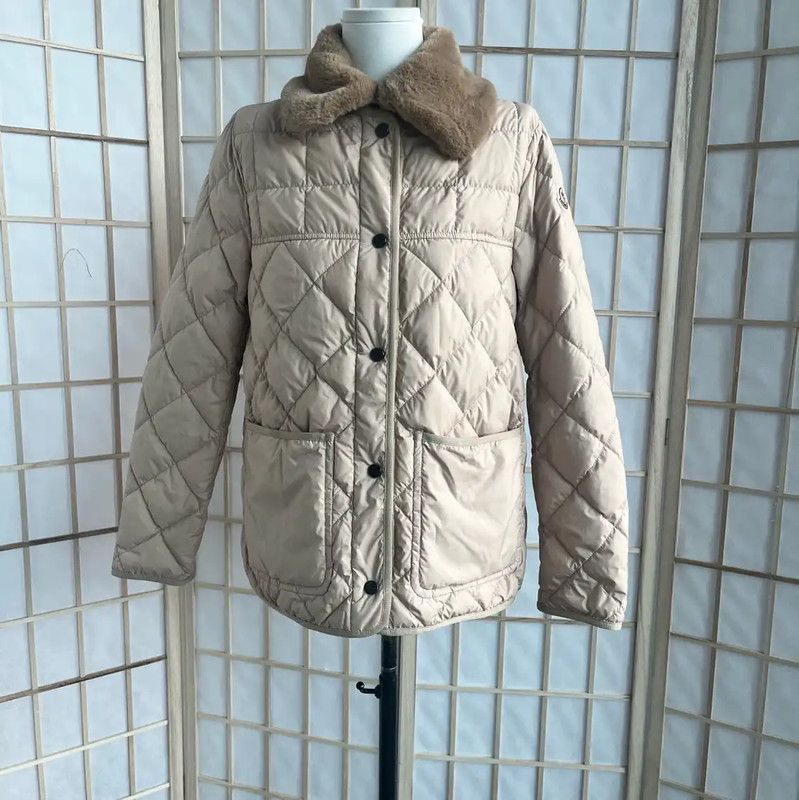 Burberry Burberry Beige Quilted Cotton Jacket Size S / US 4 / IT 40 - 1 Thumbnail