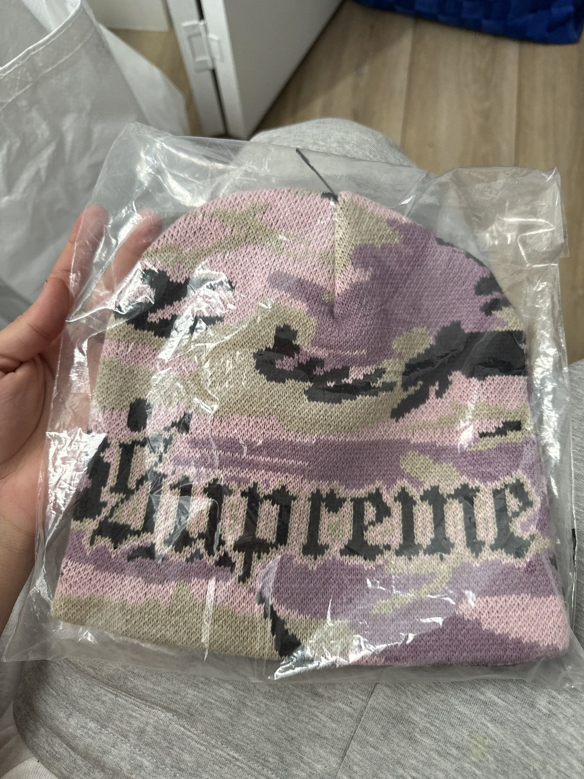 Supreme Supreme pink camo beanie super fire Size ONE SIZE - 3 Thumbnail