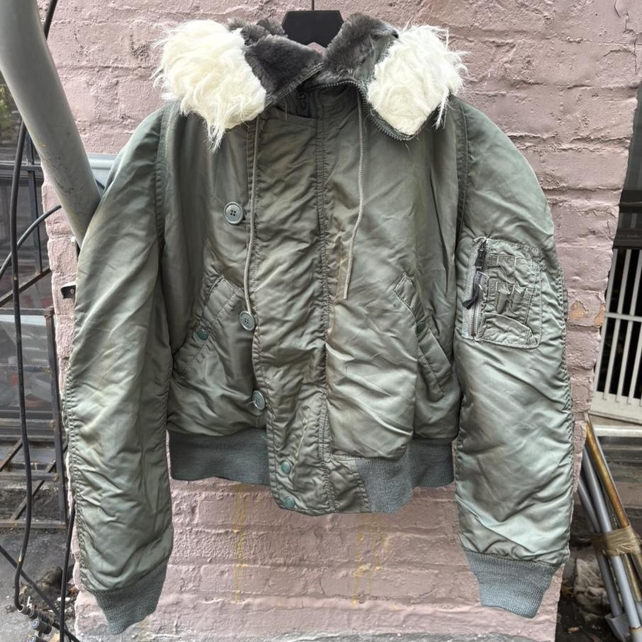 Alpha Industries Vintage 1982 Military Alpha Industries N-2B Flight Jacket Size US L / EU 52-54 / 3 - 1 Thumbnail
