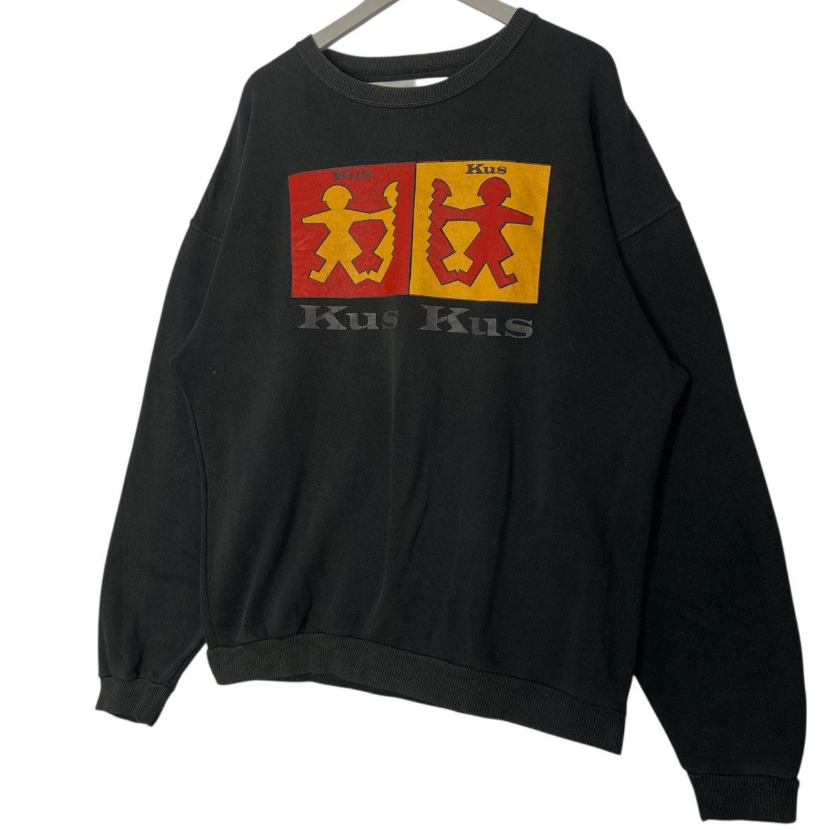 Vintage Vintage Kus Kus Crewneck Sweatshirt Black Size L Size US L / EU 52-54 / 3 - 2 Thumbnail